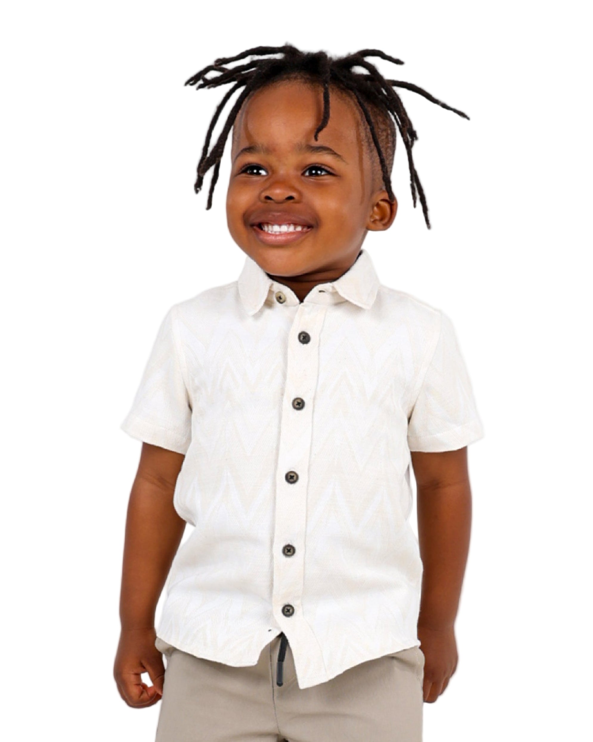 Short Sleeve Jacquard Shirt