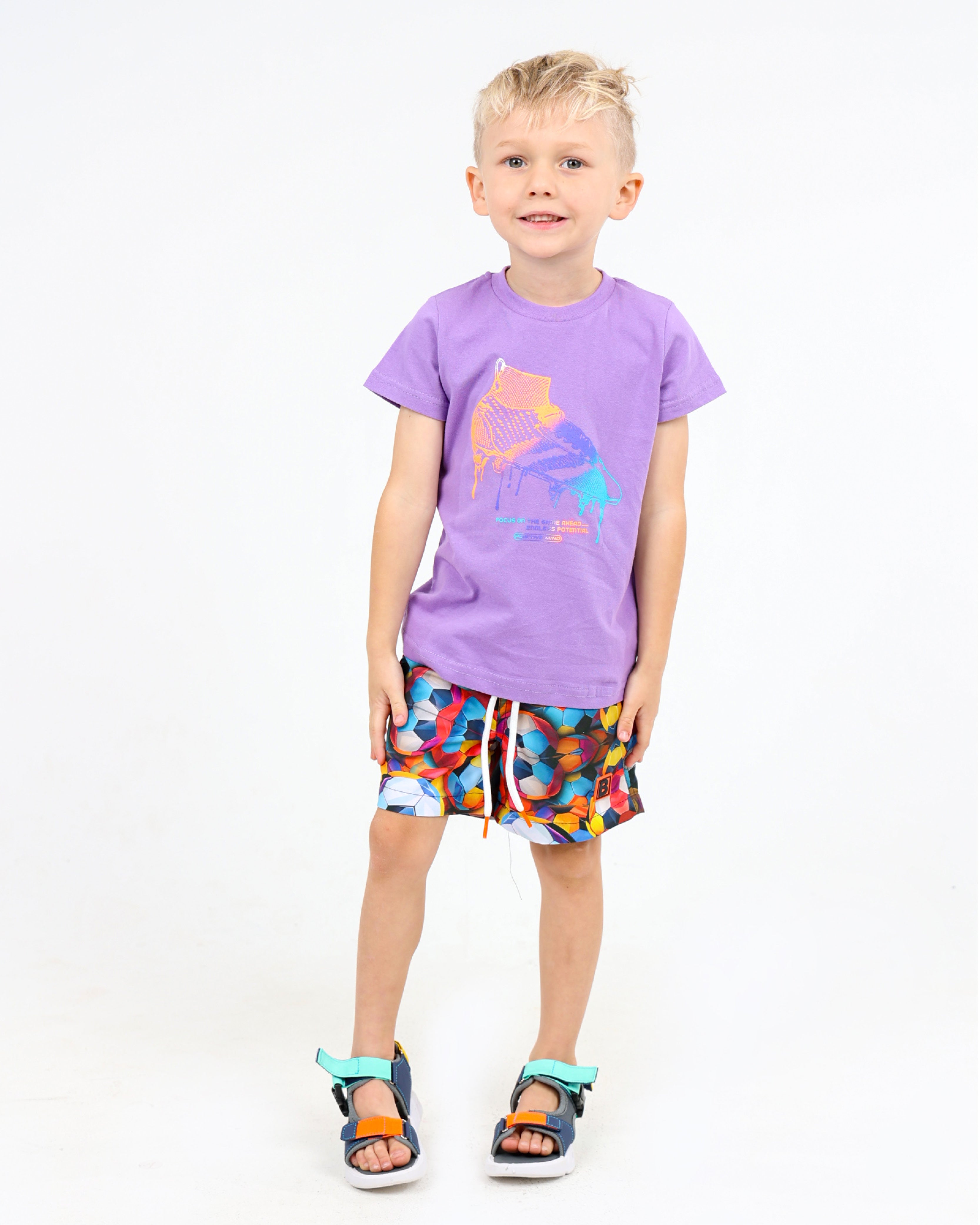 Football Print Shorts