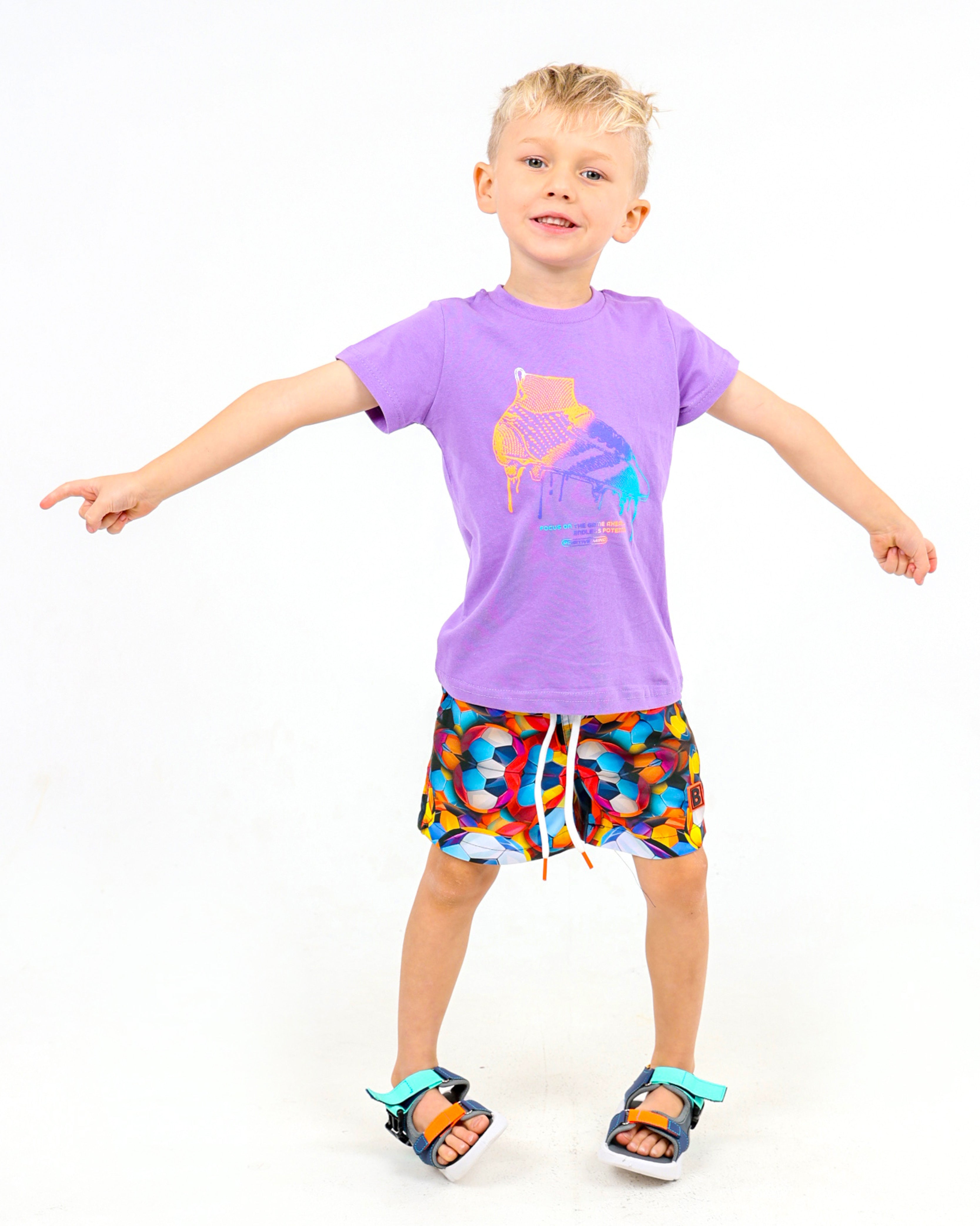 Short Sleeve Football Boot T-Shirt