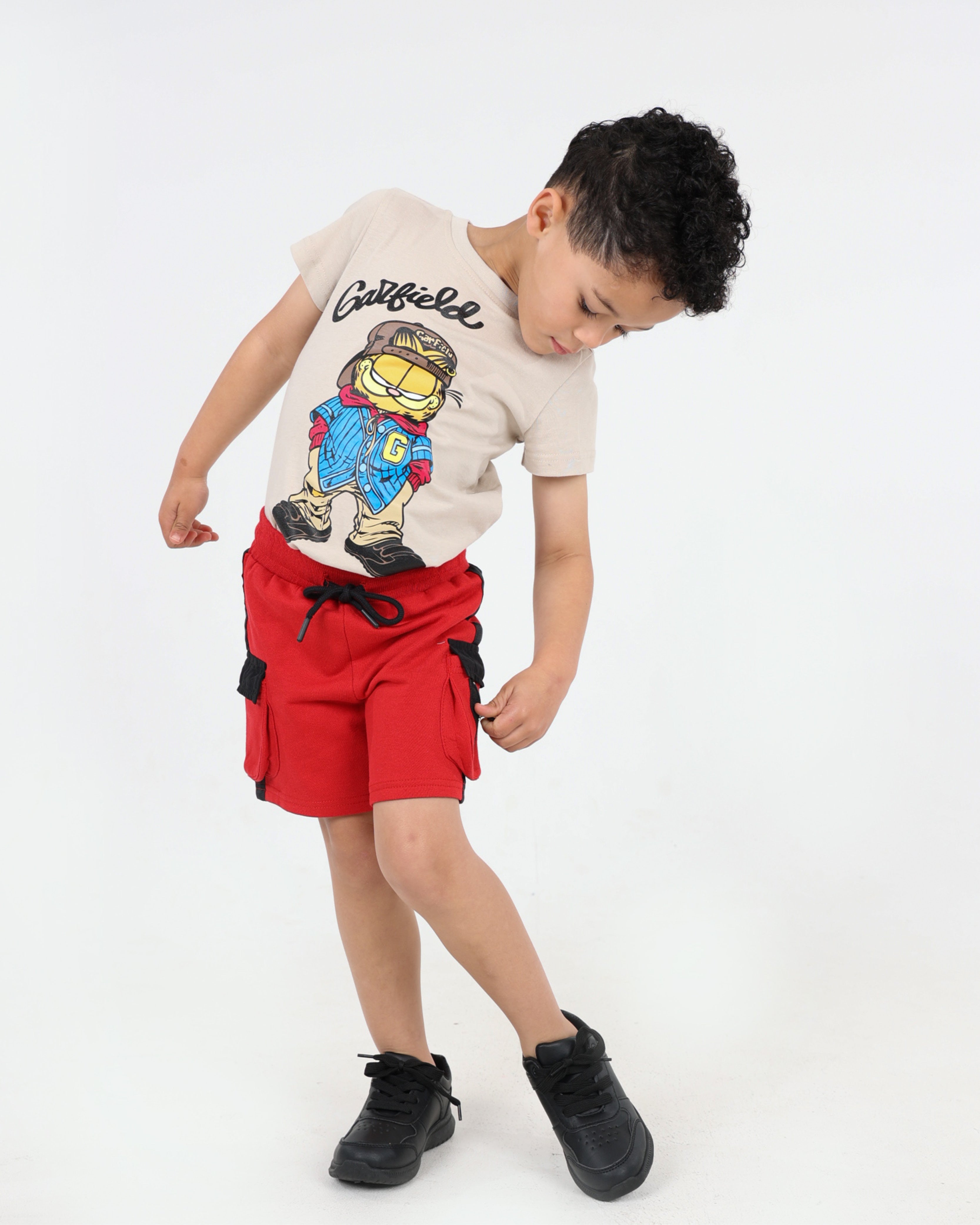 Taslon Contrast Cargo Shorts