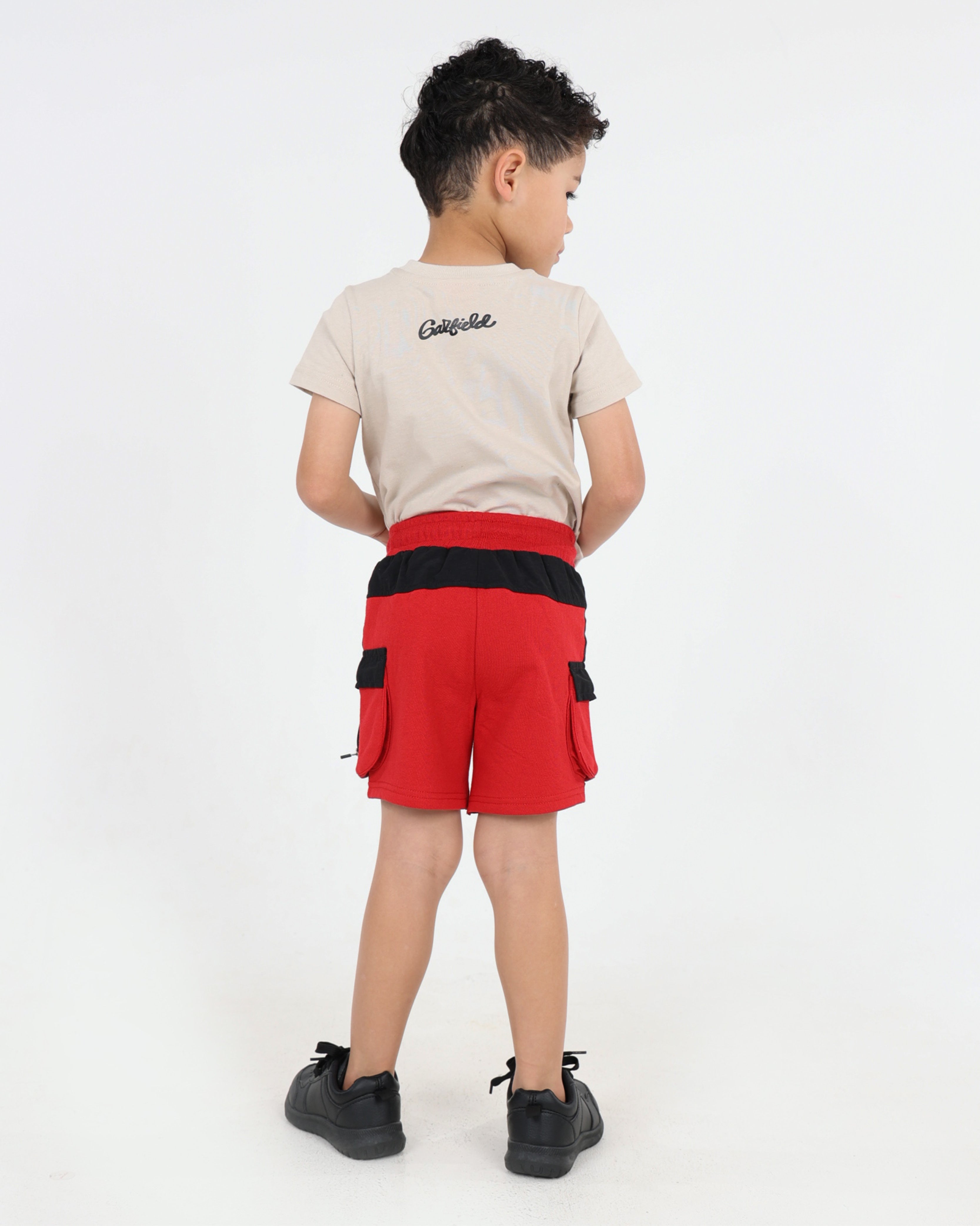 Taslon Contrast Cargo Shorts