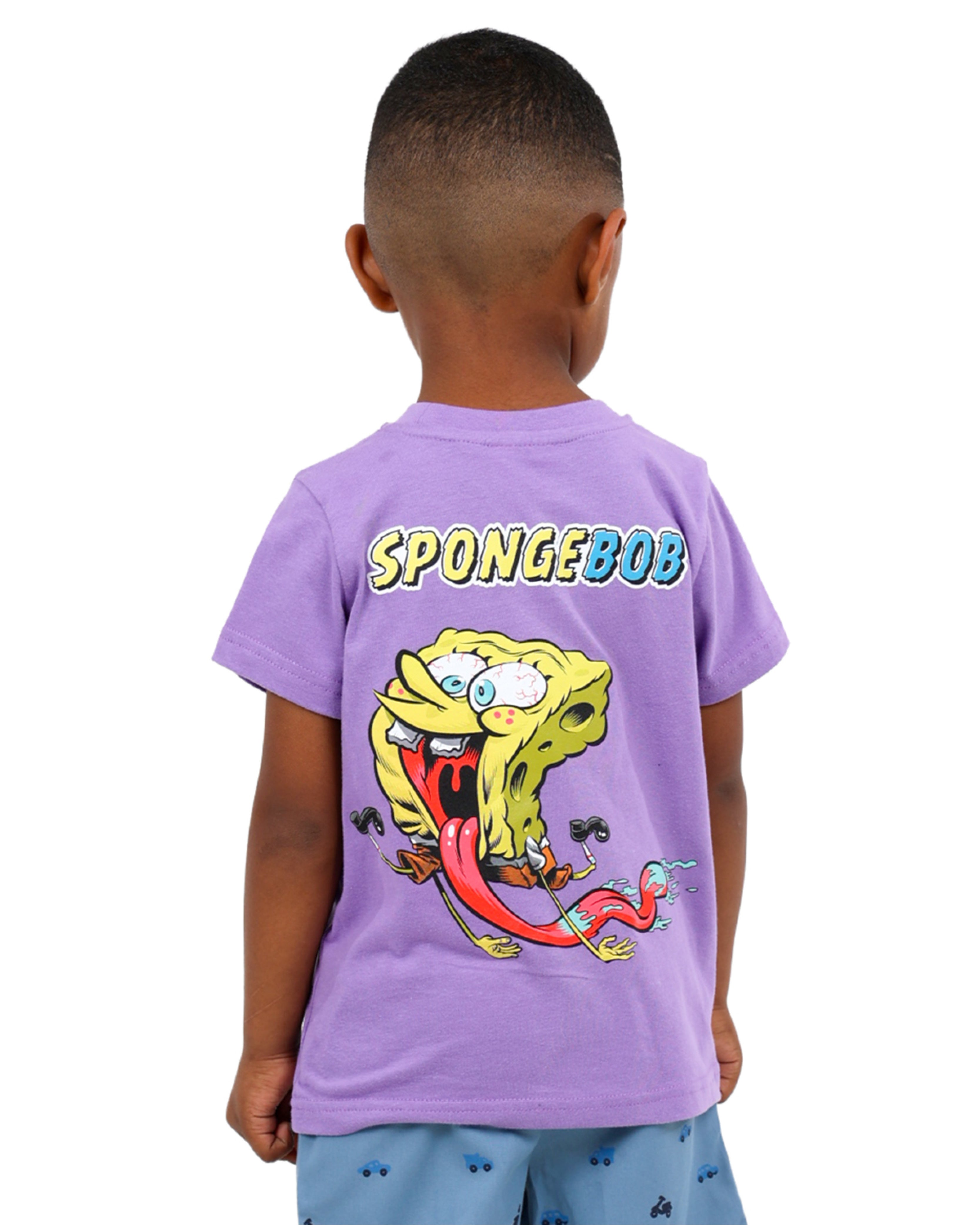 Short Sleeve Spongebob Graphic T-Shirt