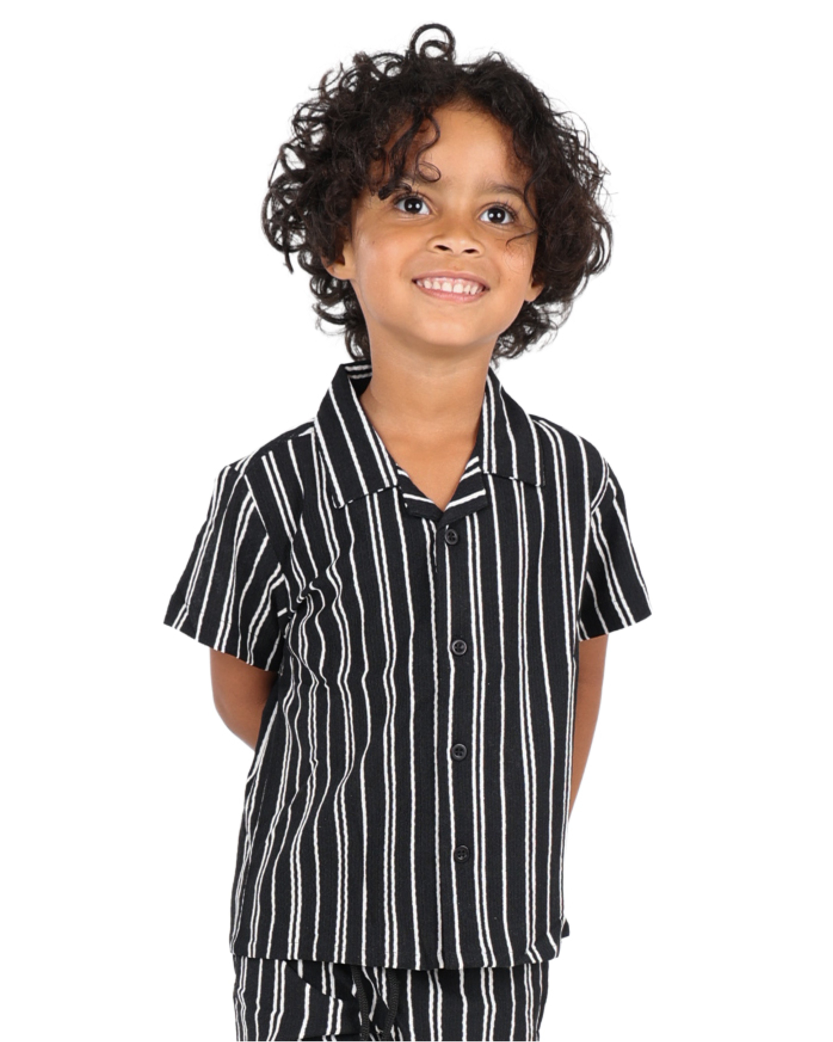 Cuban Stripe Short Sleeve Shirt