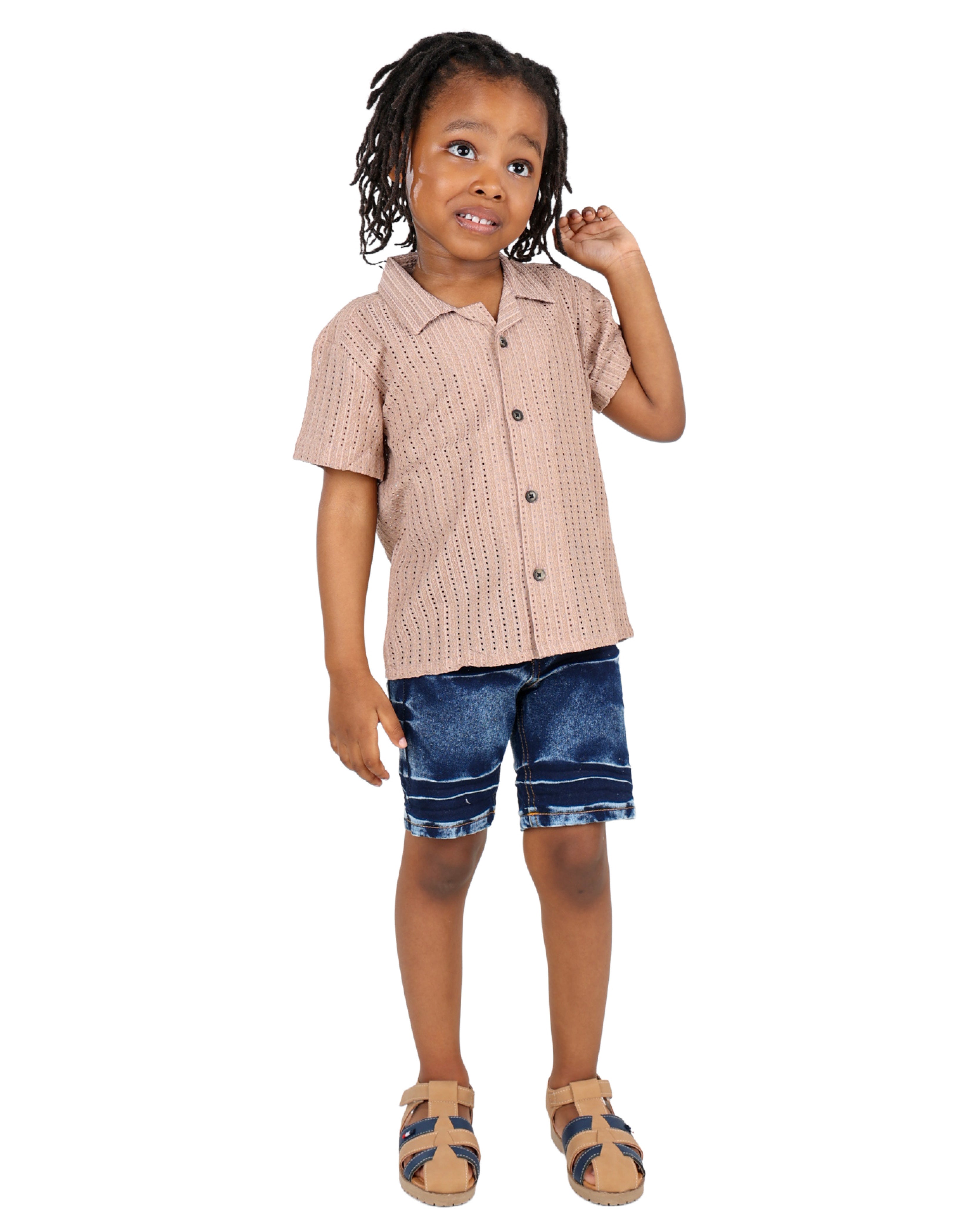 Embroidered Short Sleeve Shirt