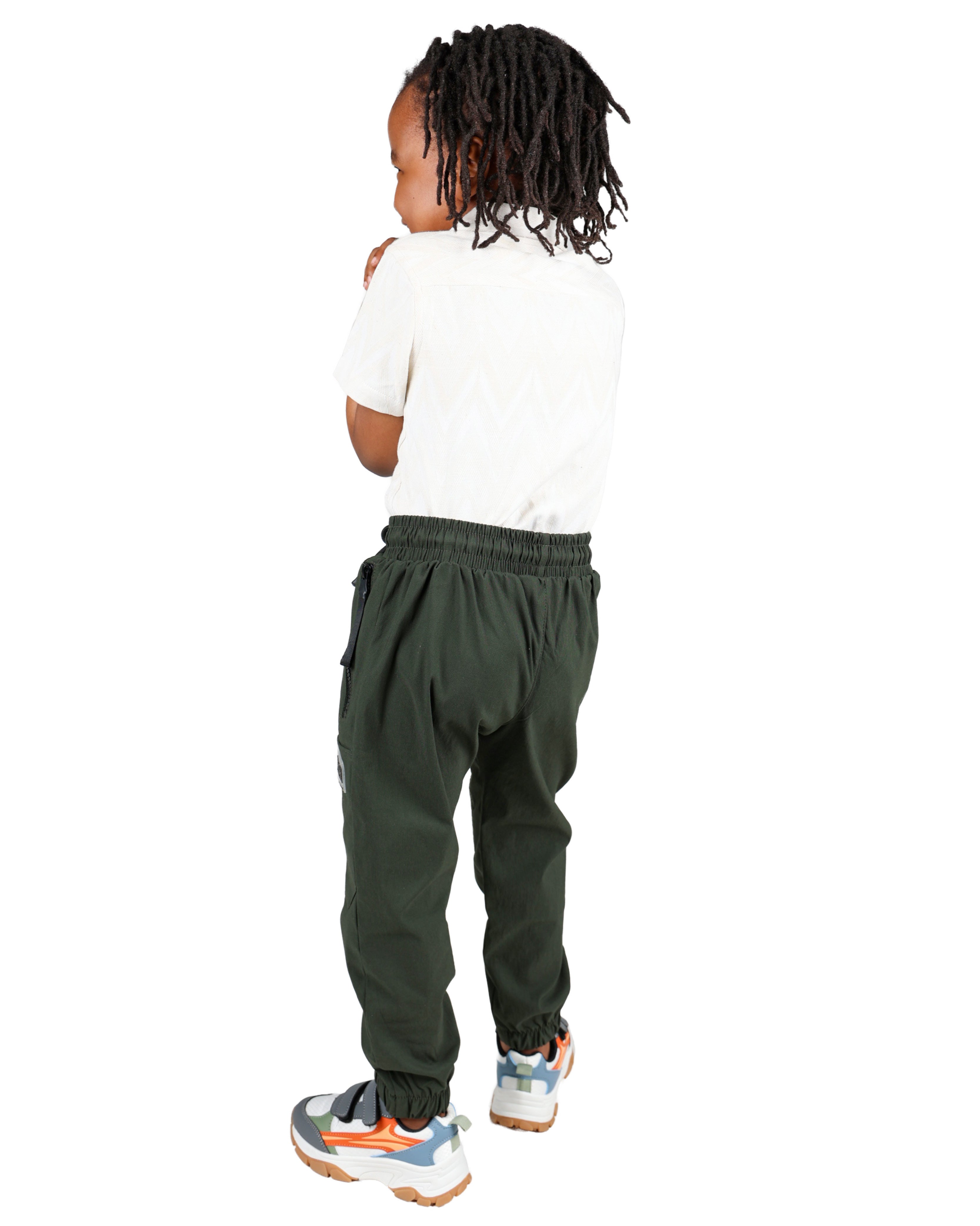 Overlay Pocket Detail Cargo Pants