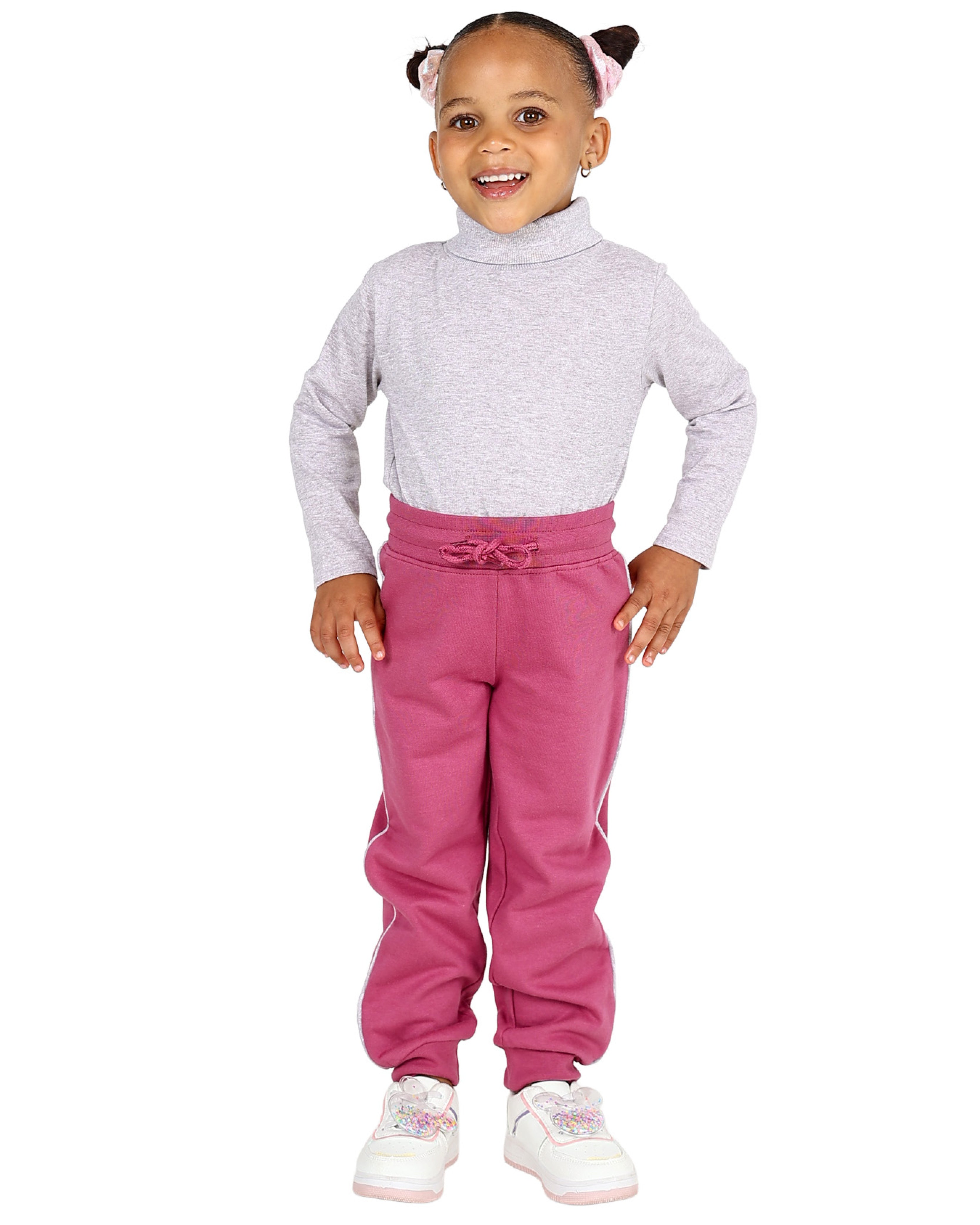 2 Pack Girls Can Do Anything Graphic Print Active Pants