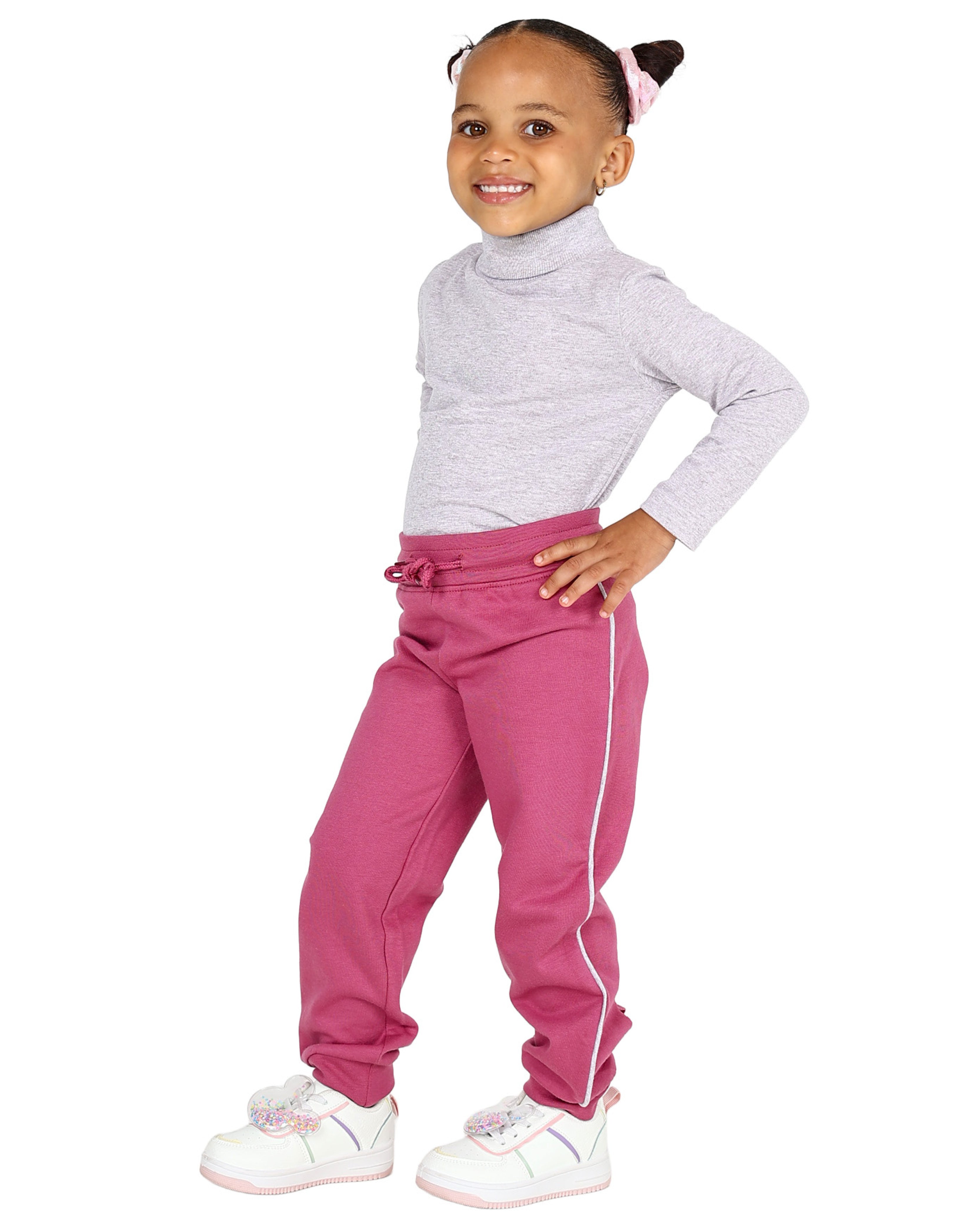 2 Pack Girls Can Do Anything Graphic Print Active Pants