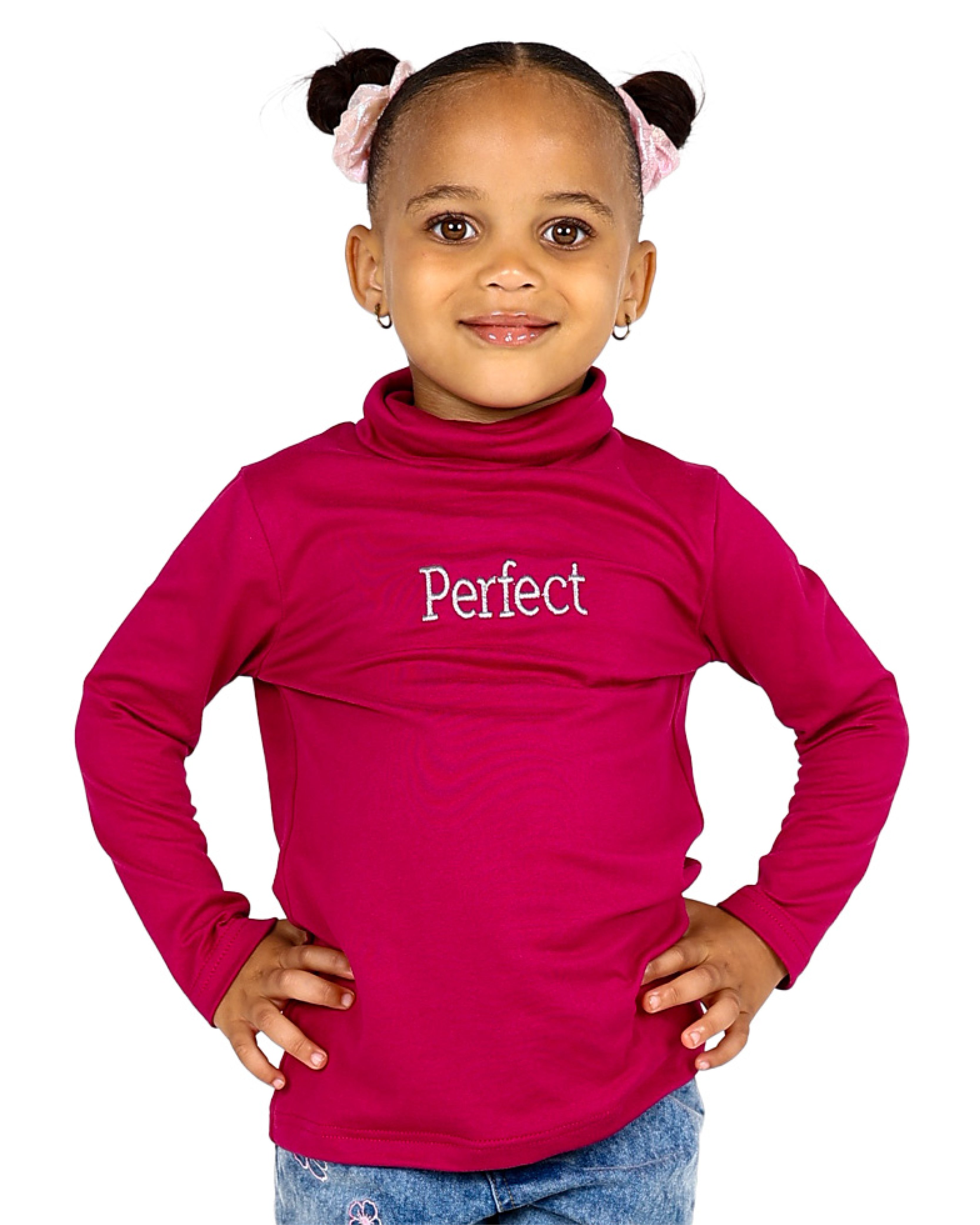 2 Pack Long Sleeve Floral and Graphic Print Polonecks