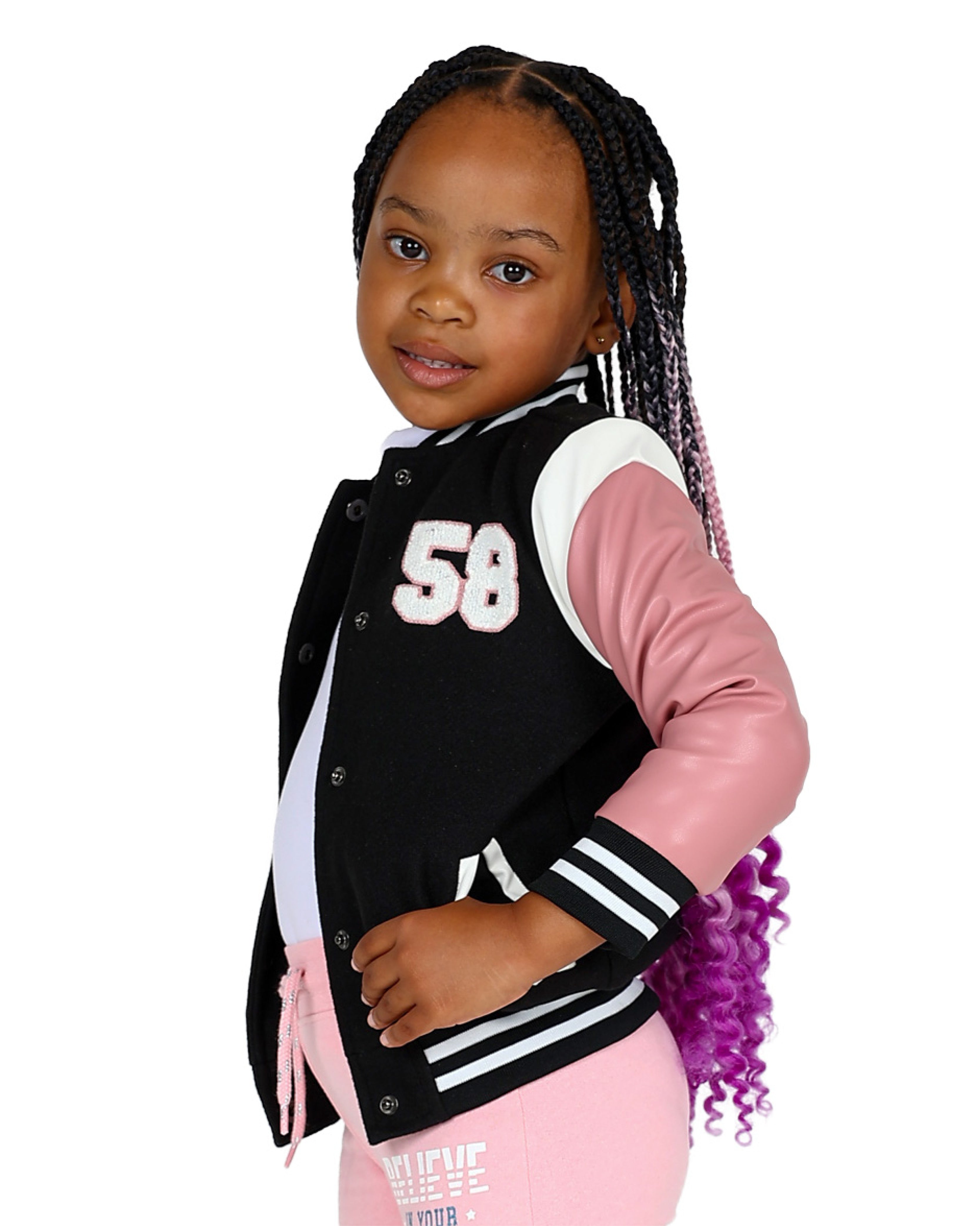 Colour Block Bomber Jacket