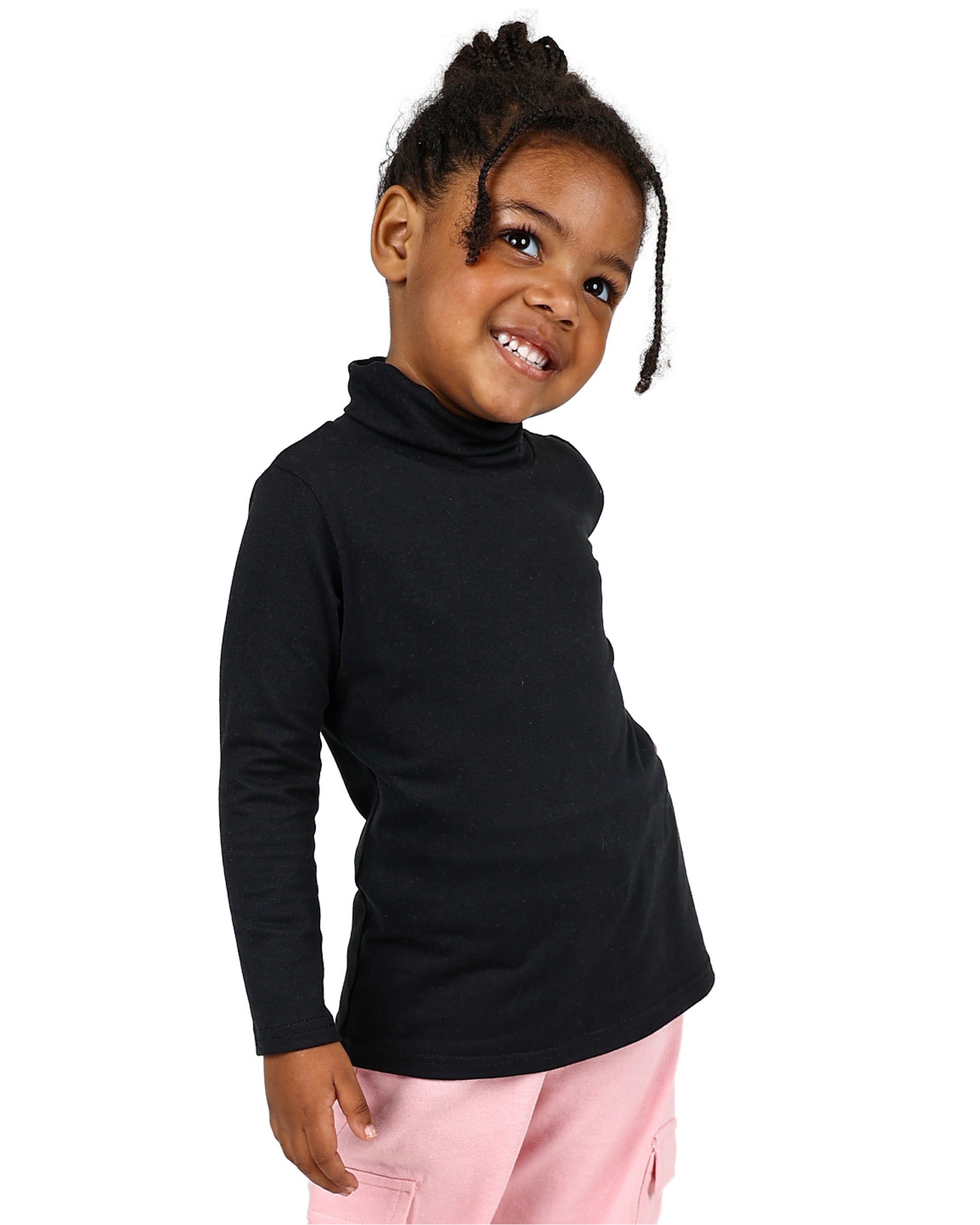 Black Long Sleeve Polo Neck