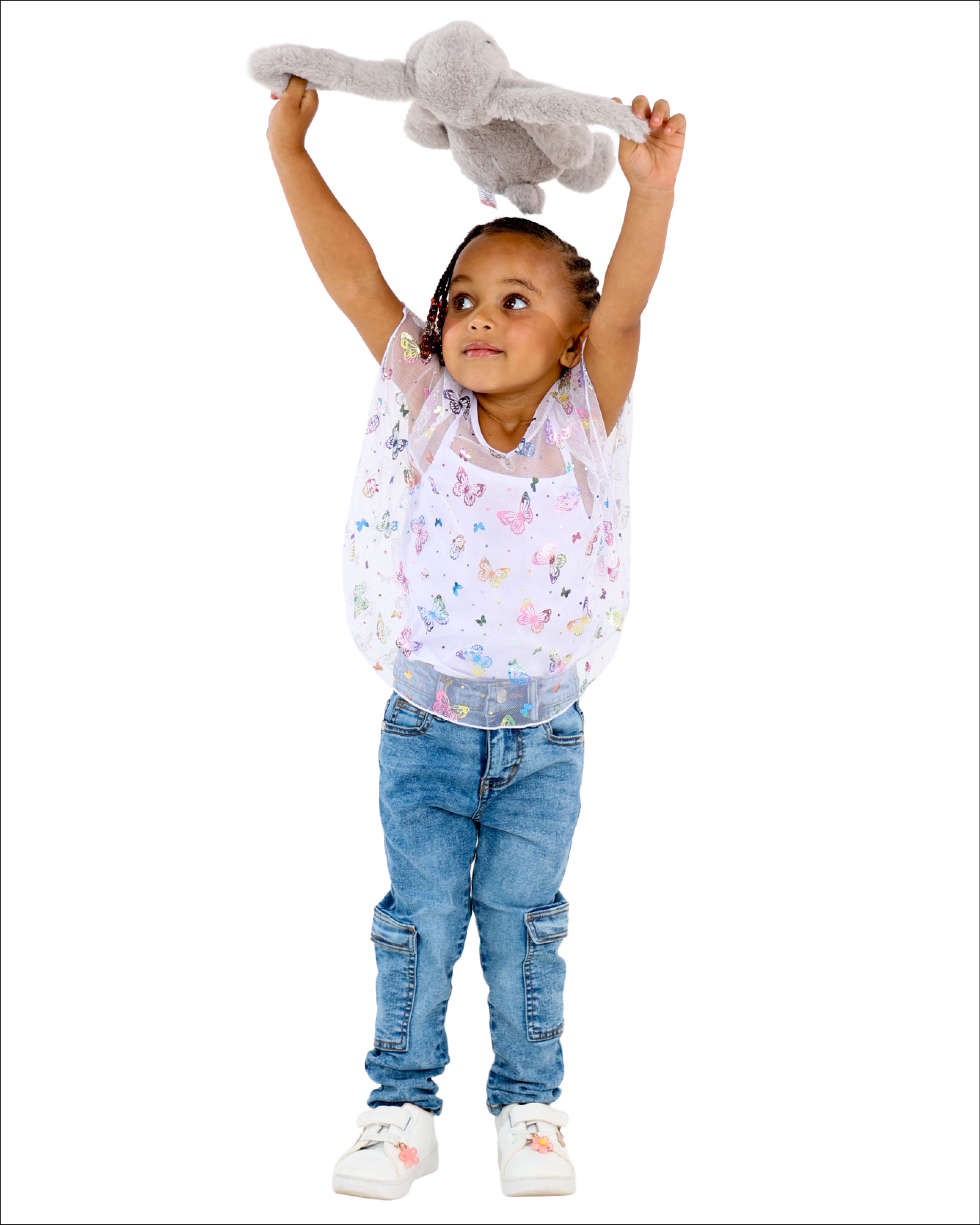 Snow Wash Cargo Stretch Skinny Jeans