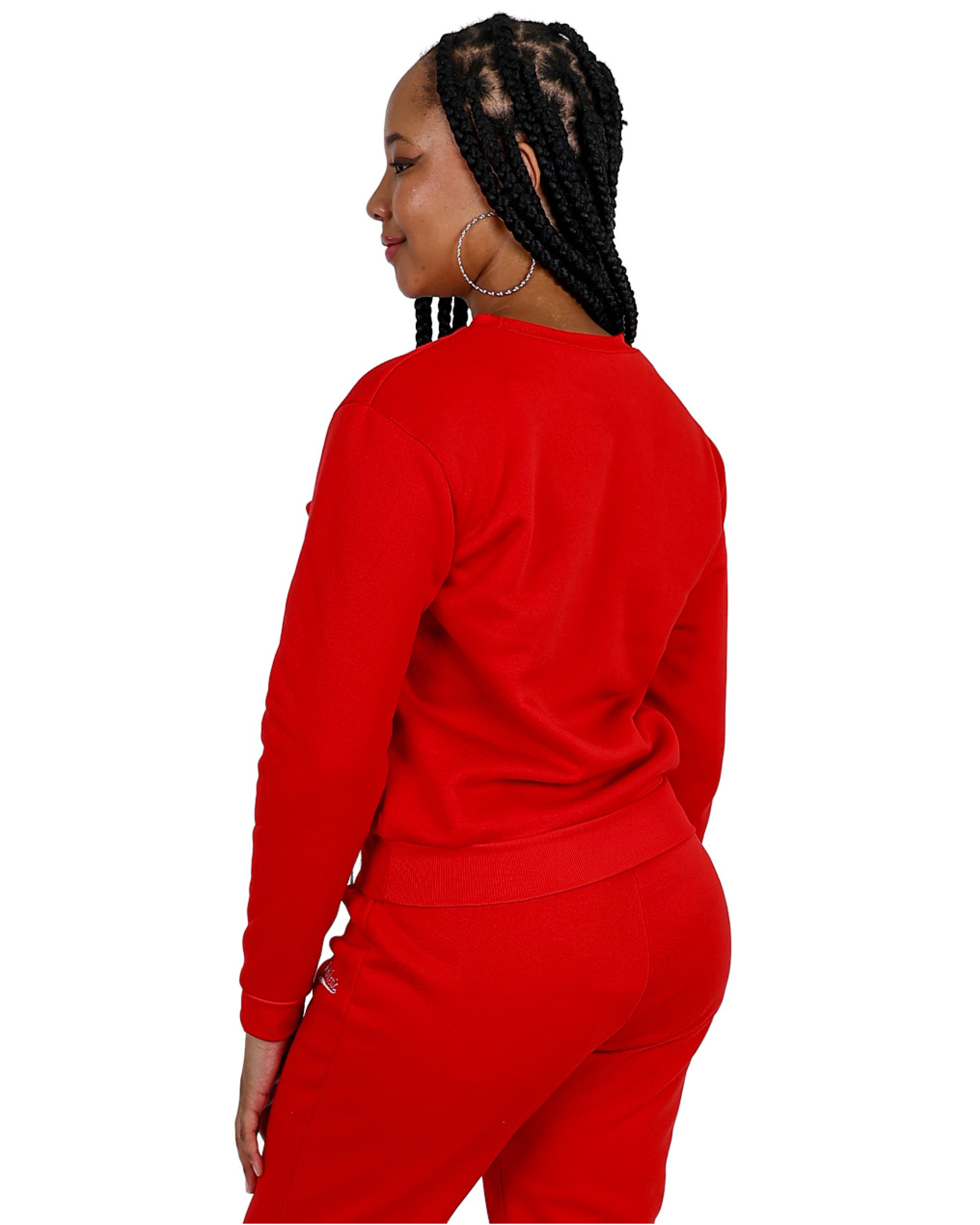 Red Paris Fleece Sweater