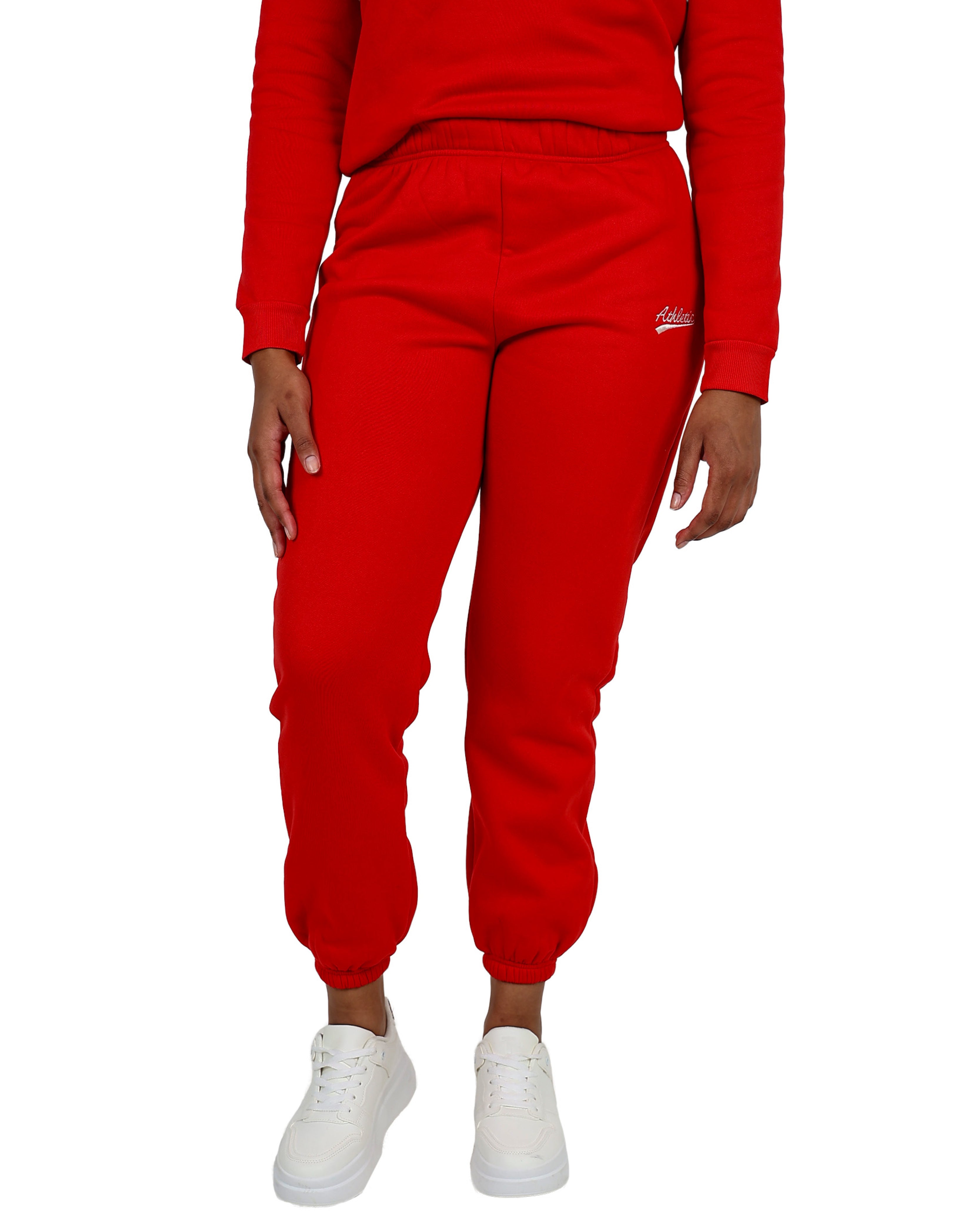 Red Paris Fleece Fleece Jogger