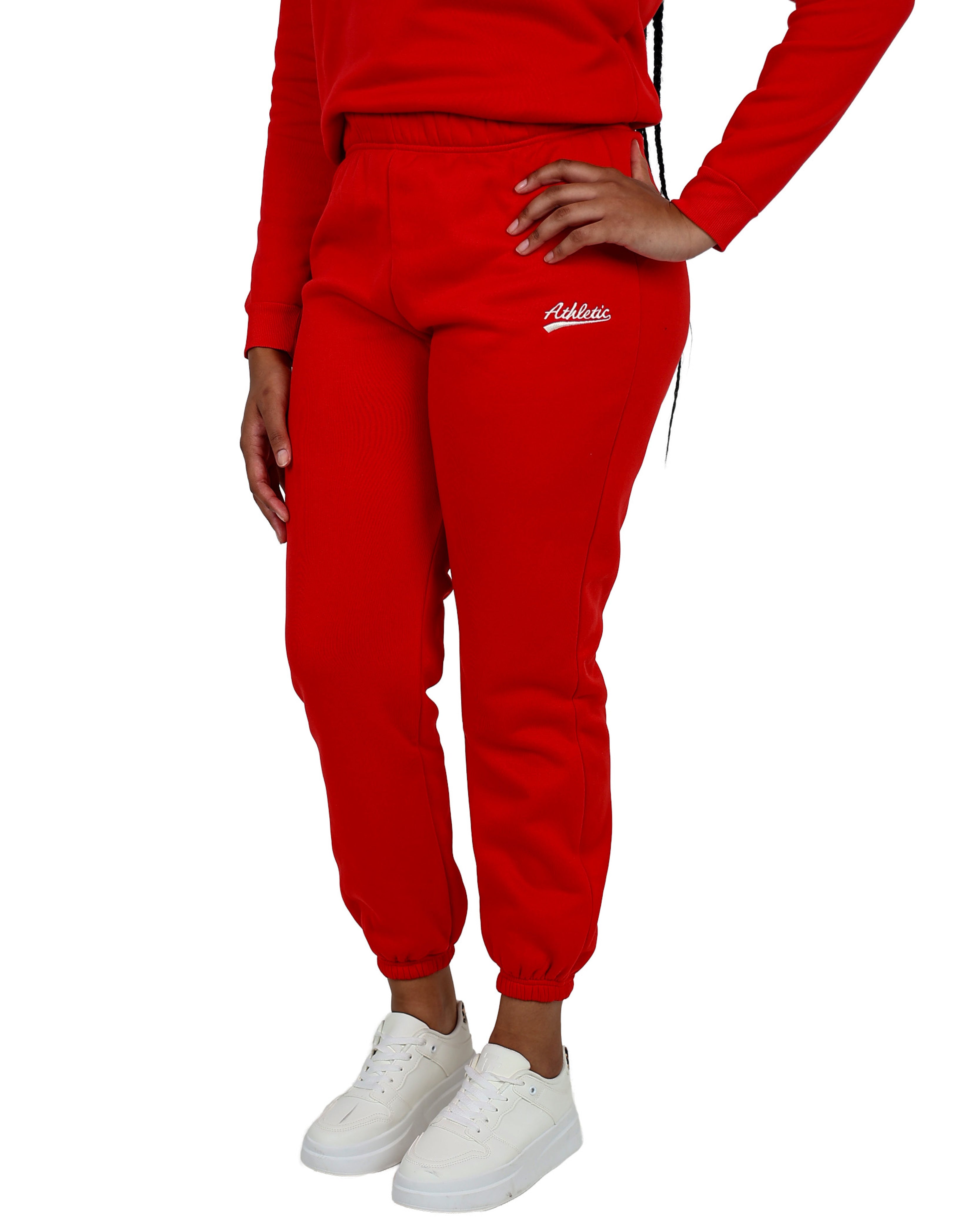 Red Paris Fleece Fleece Jogger