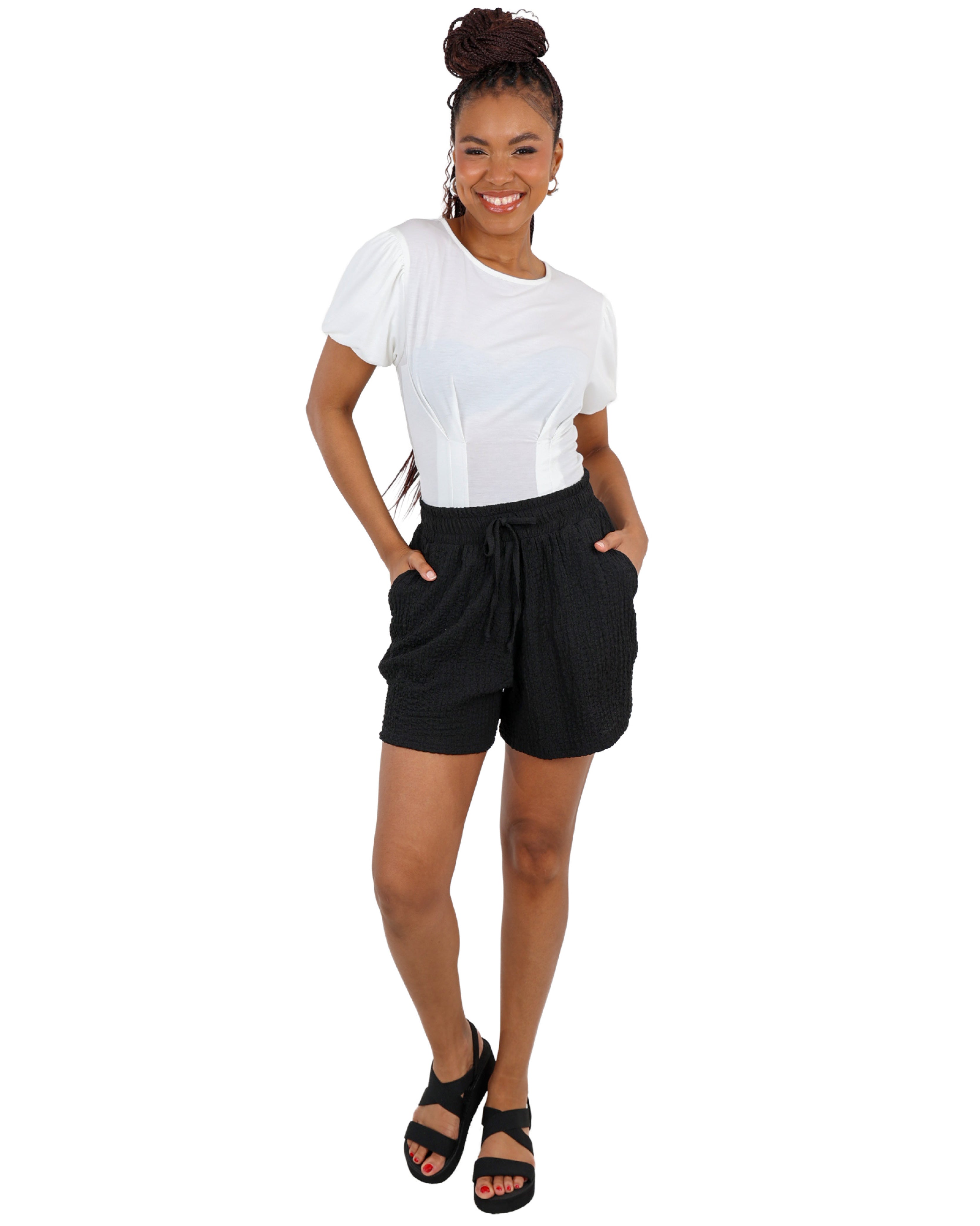 Elasticated Bubble Shorts