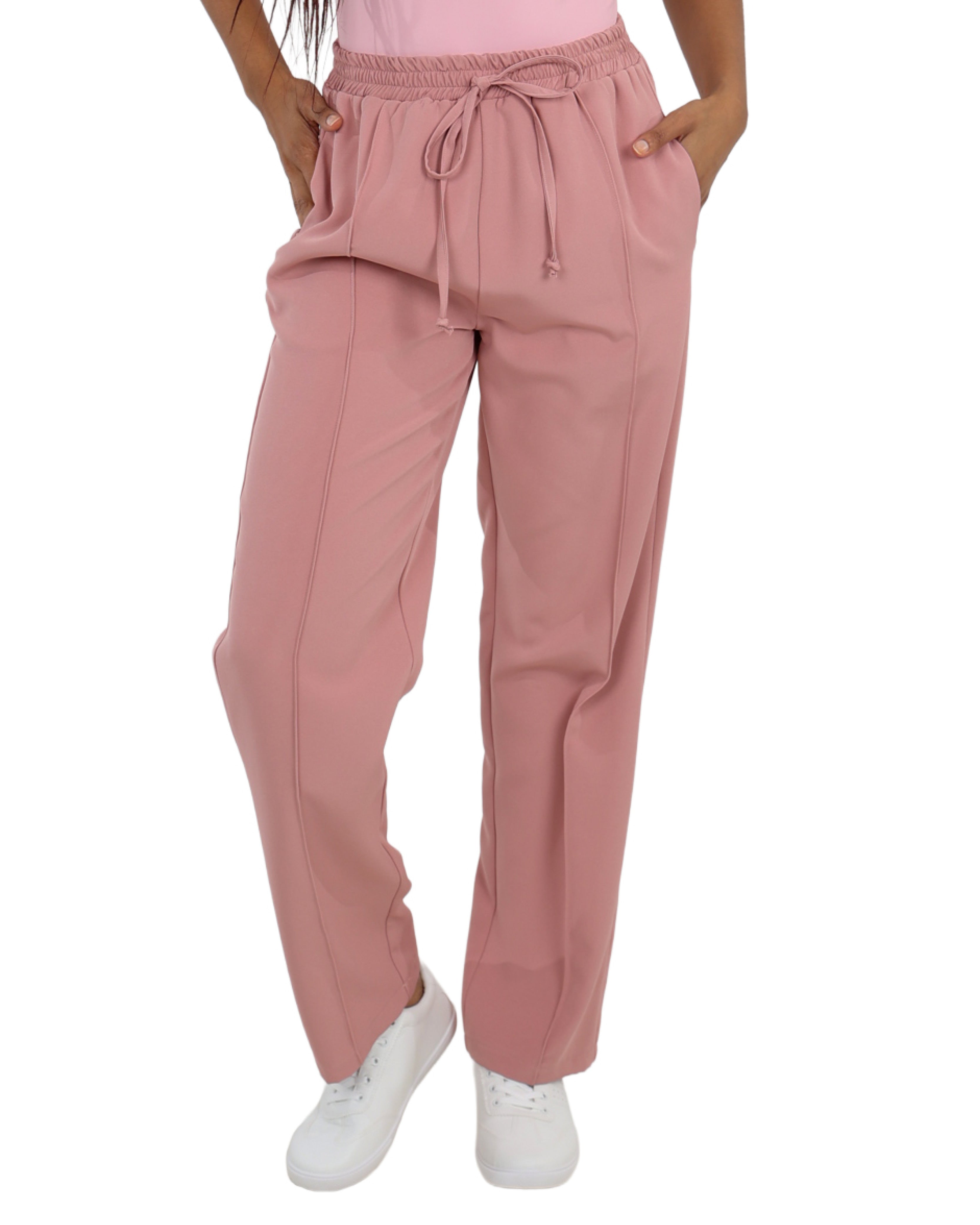 Elasticated Pintuck Pants
