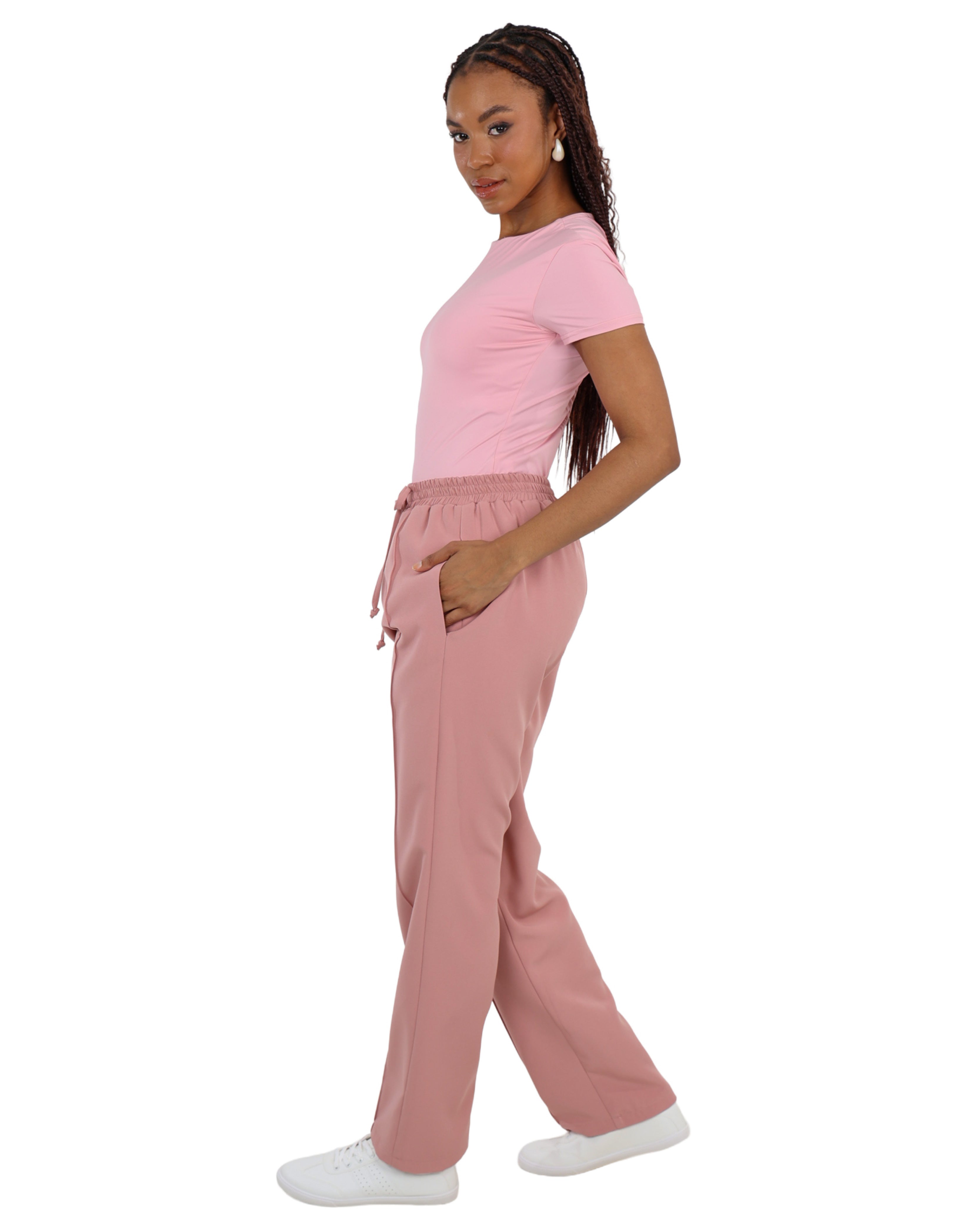 Elasticated Pintuck Pants