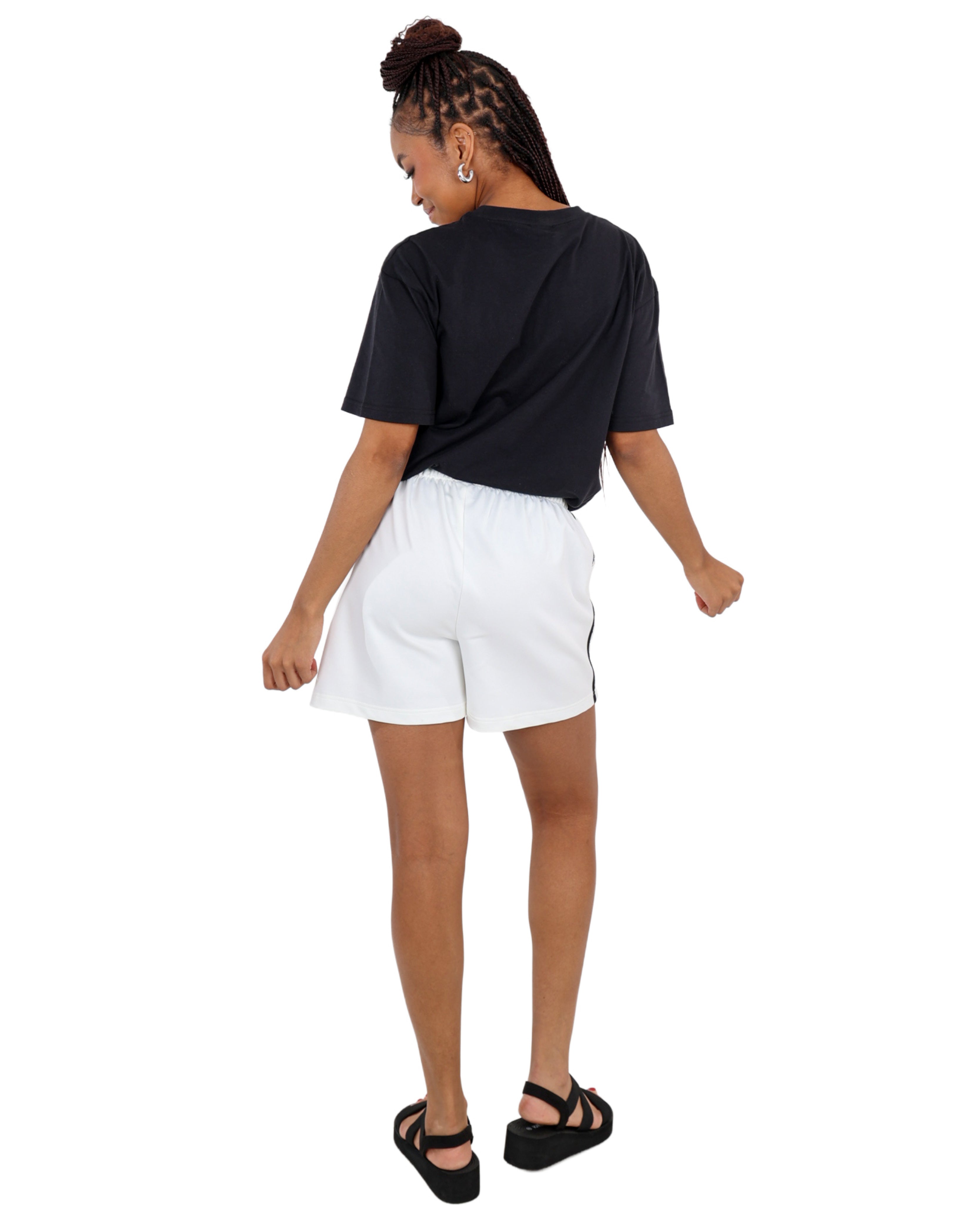Side Stripe Detail Jogger Shorts