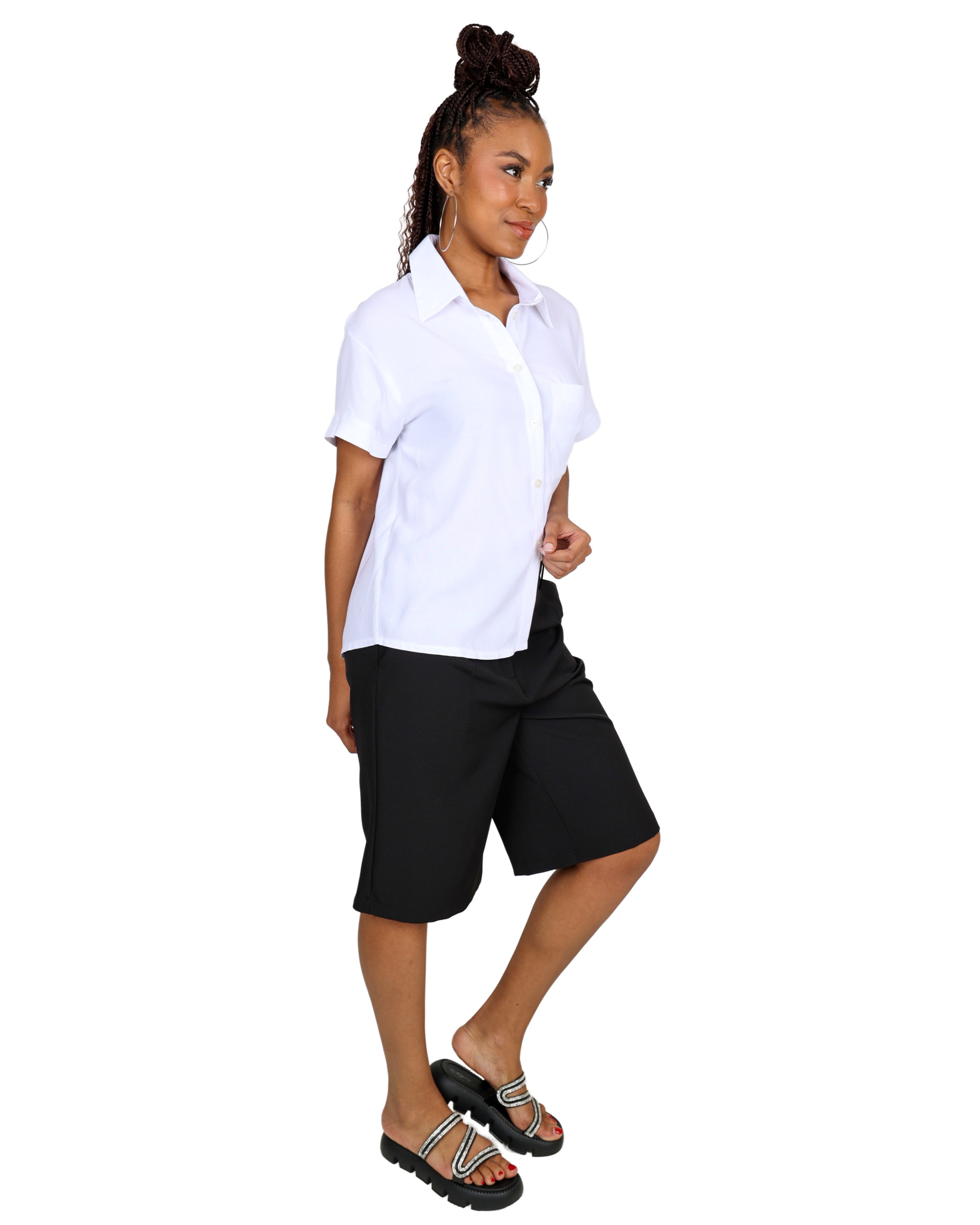 Longer Length Short Sleeve Shirt