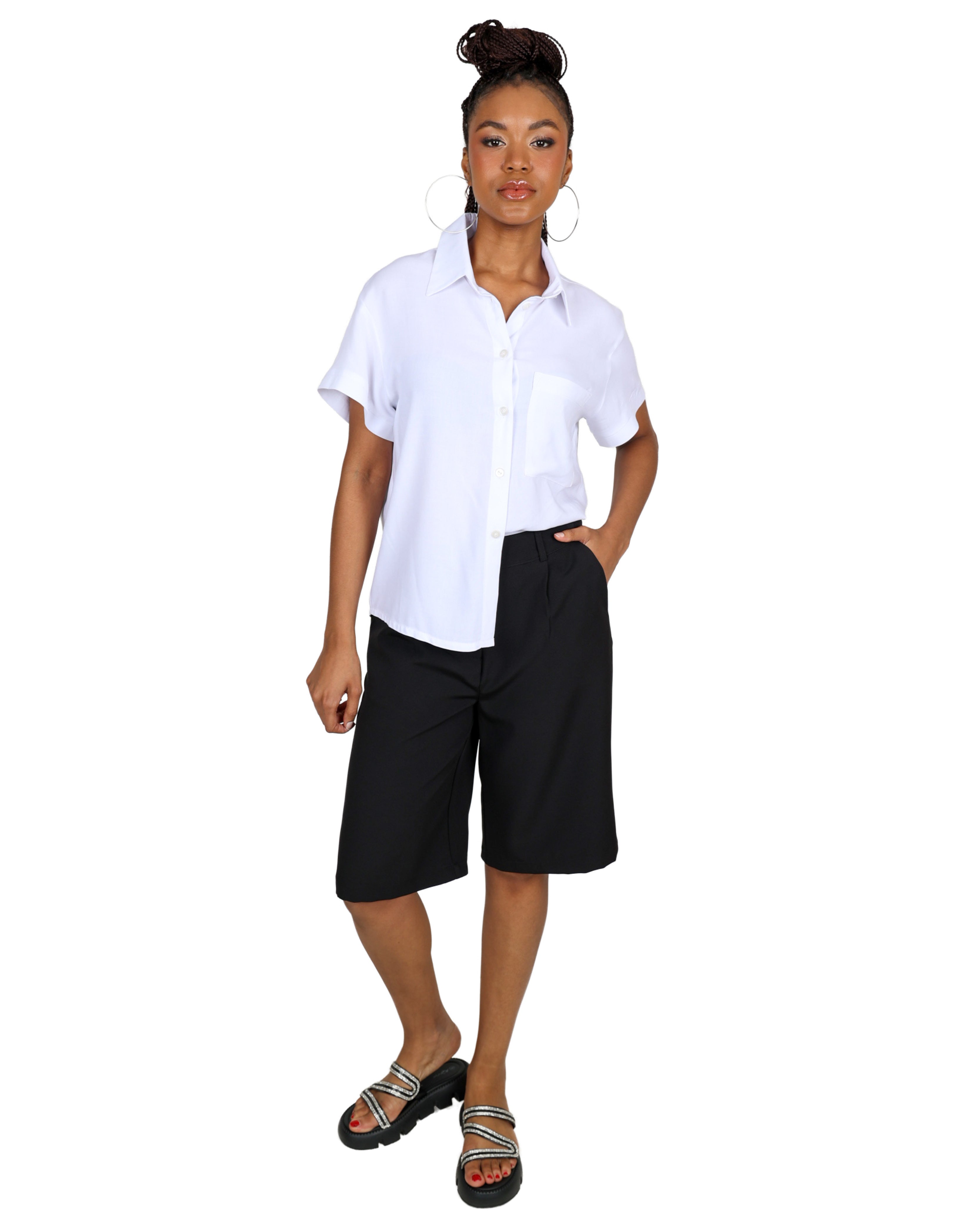 Longer Length Short Sleeve Shirt