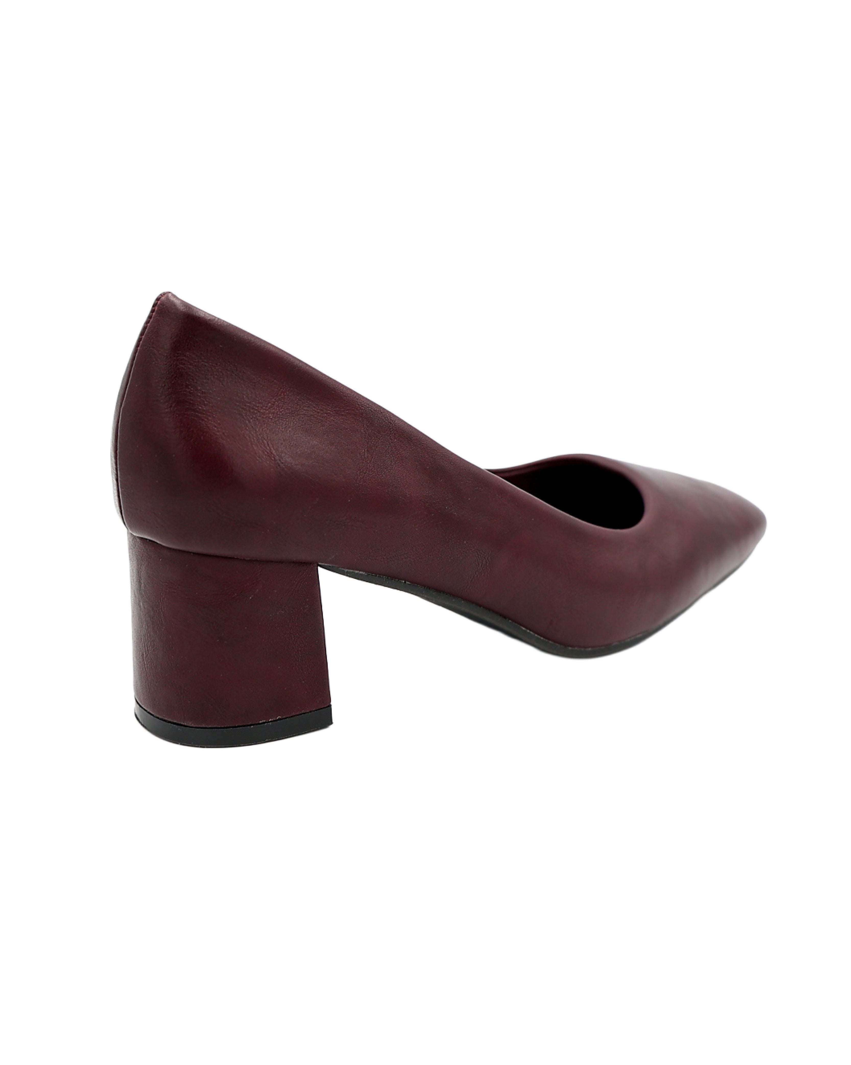 Burgundy Classic Court Shoe