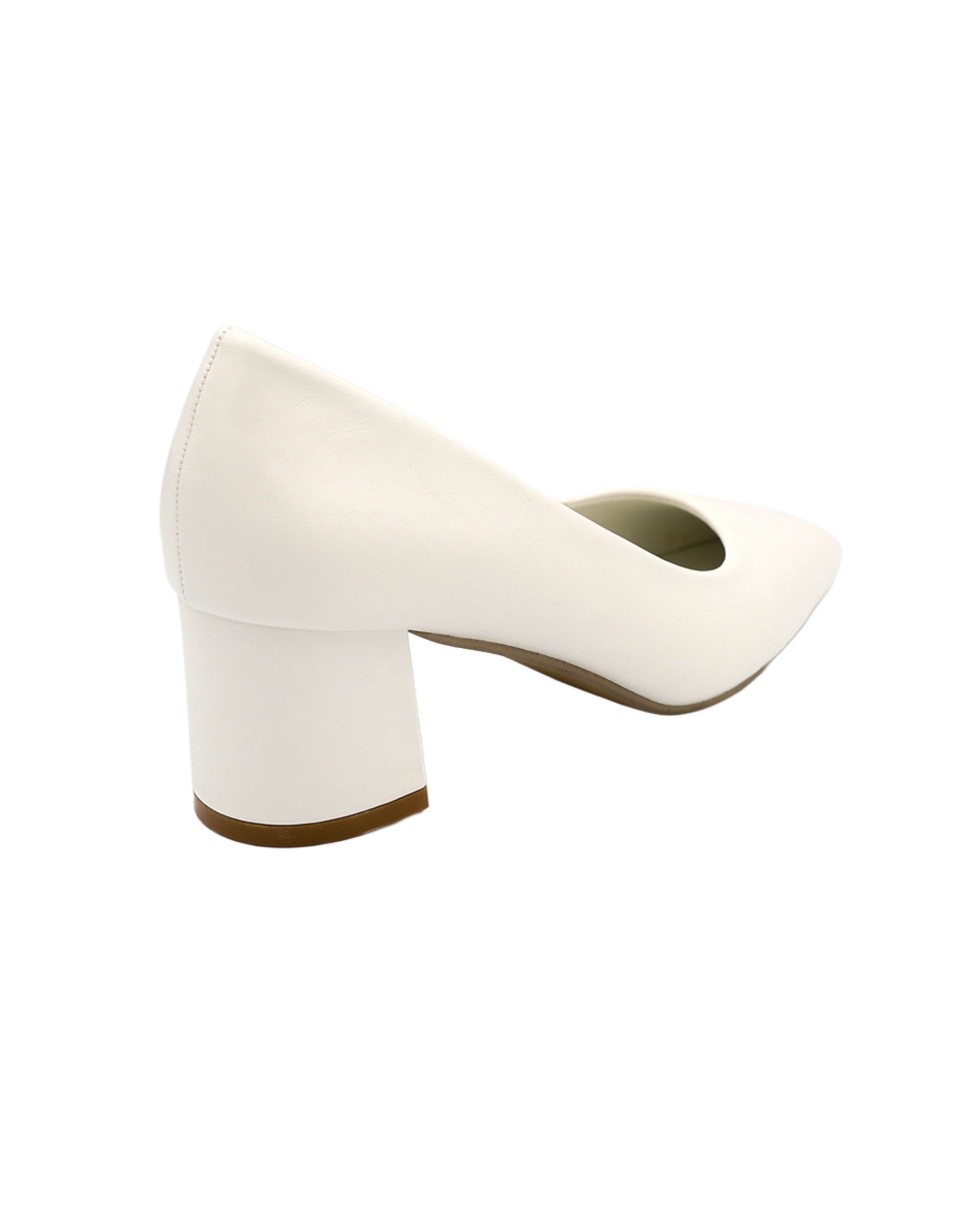 White Classic Court Shoe