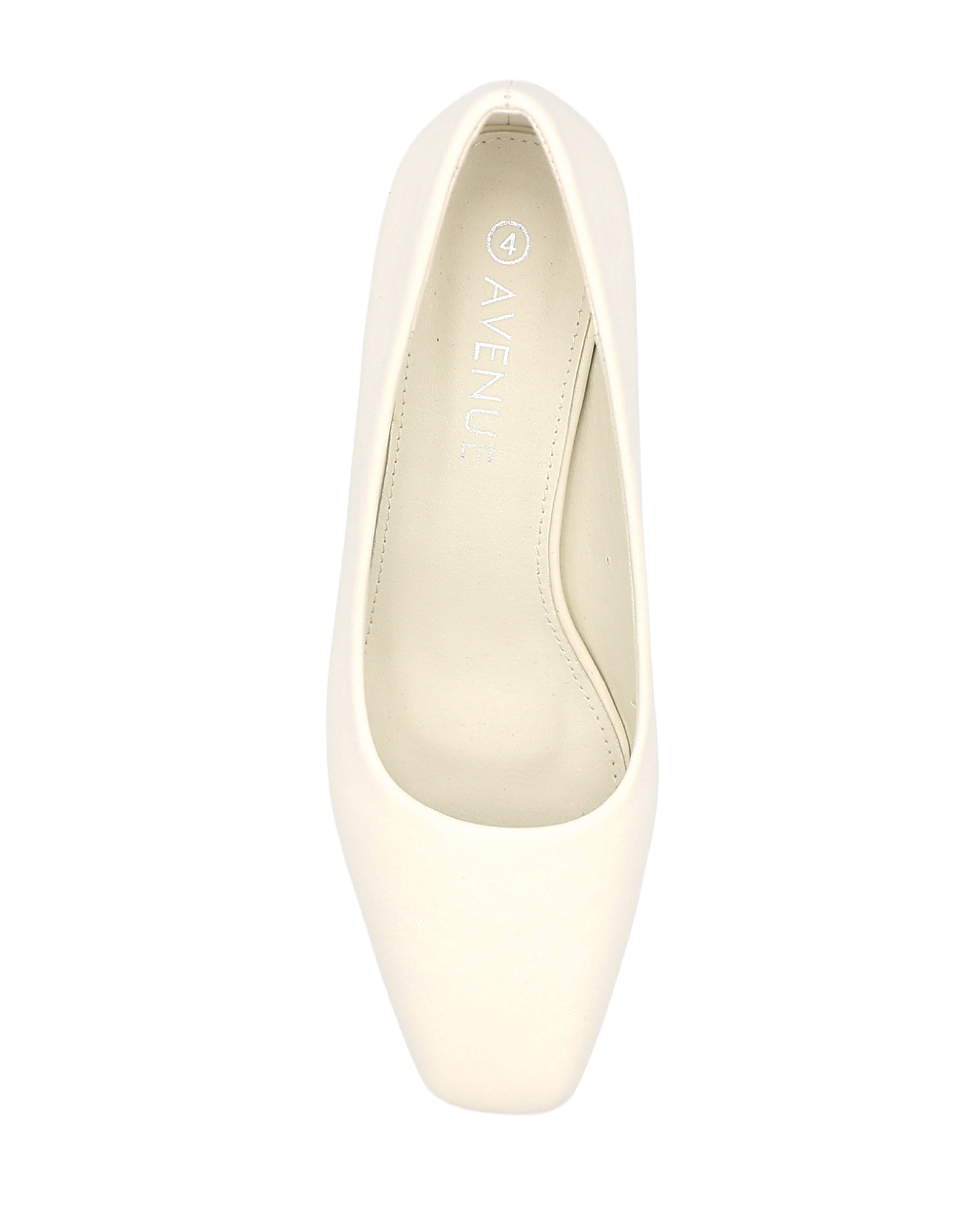 White Classic Court Shoe