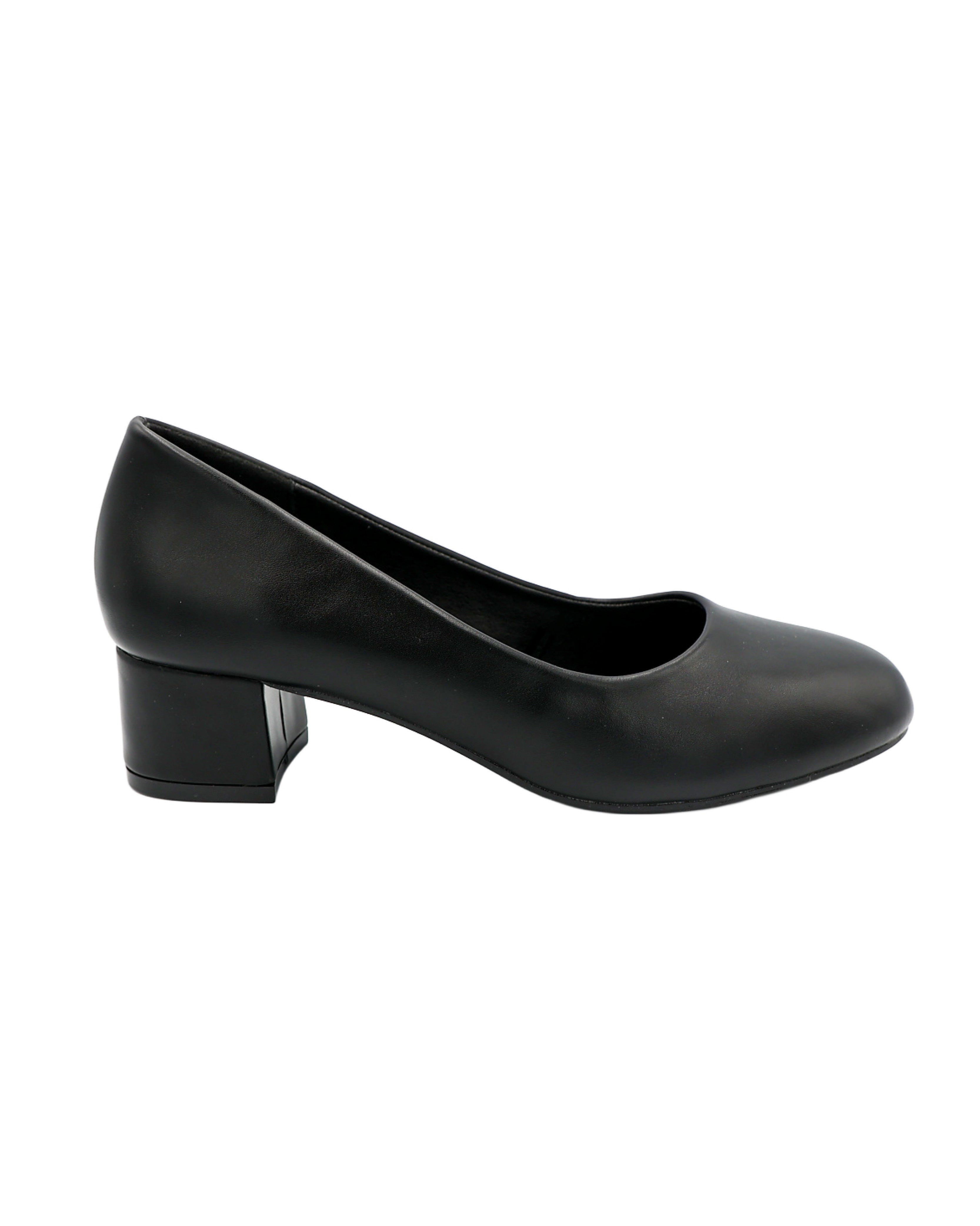 Black Classic Court Shoe