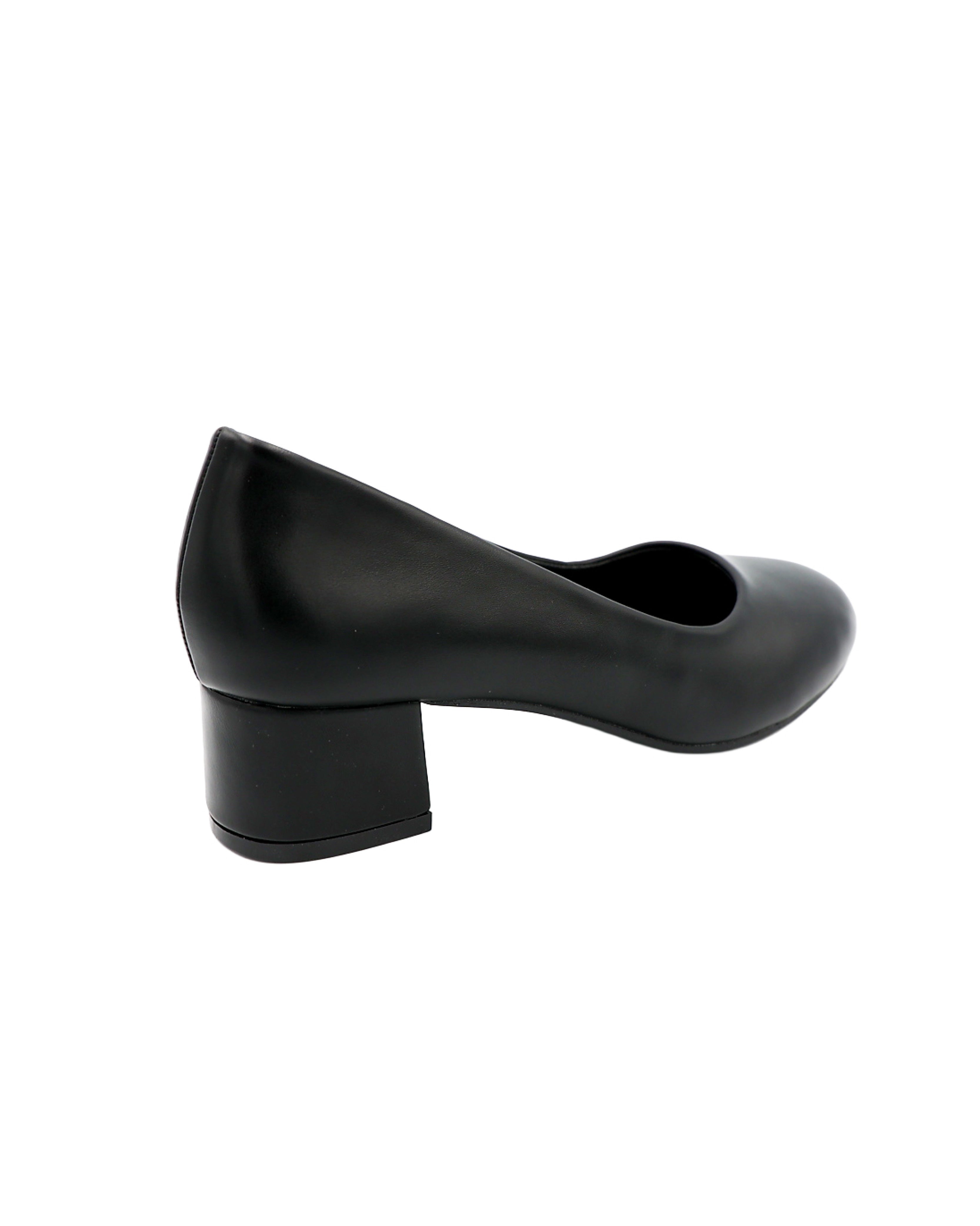 Black Classic Court Shoe