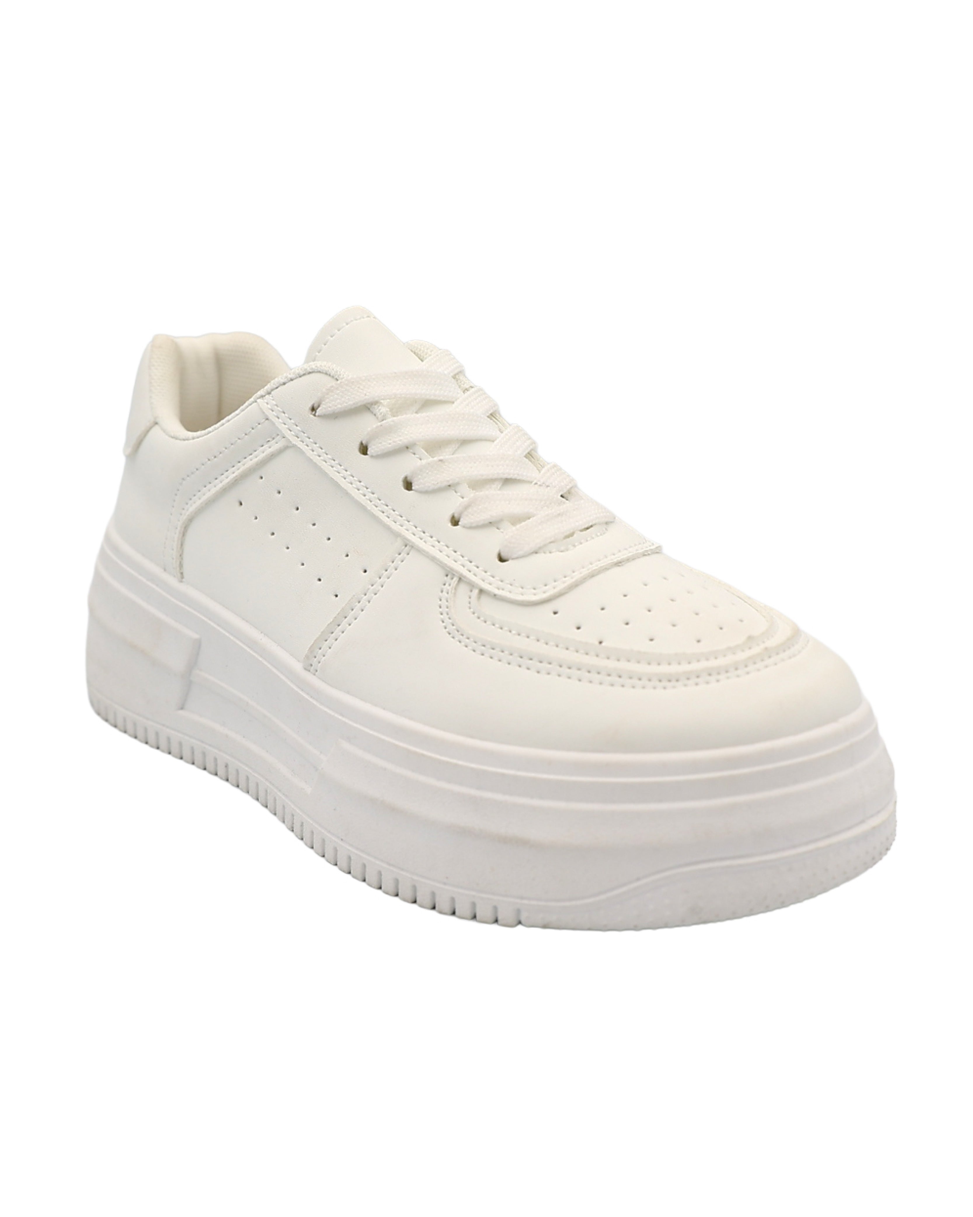 Classic White Platform Sneaker