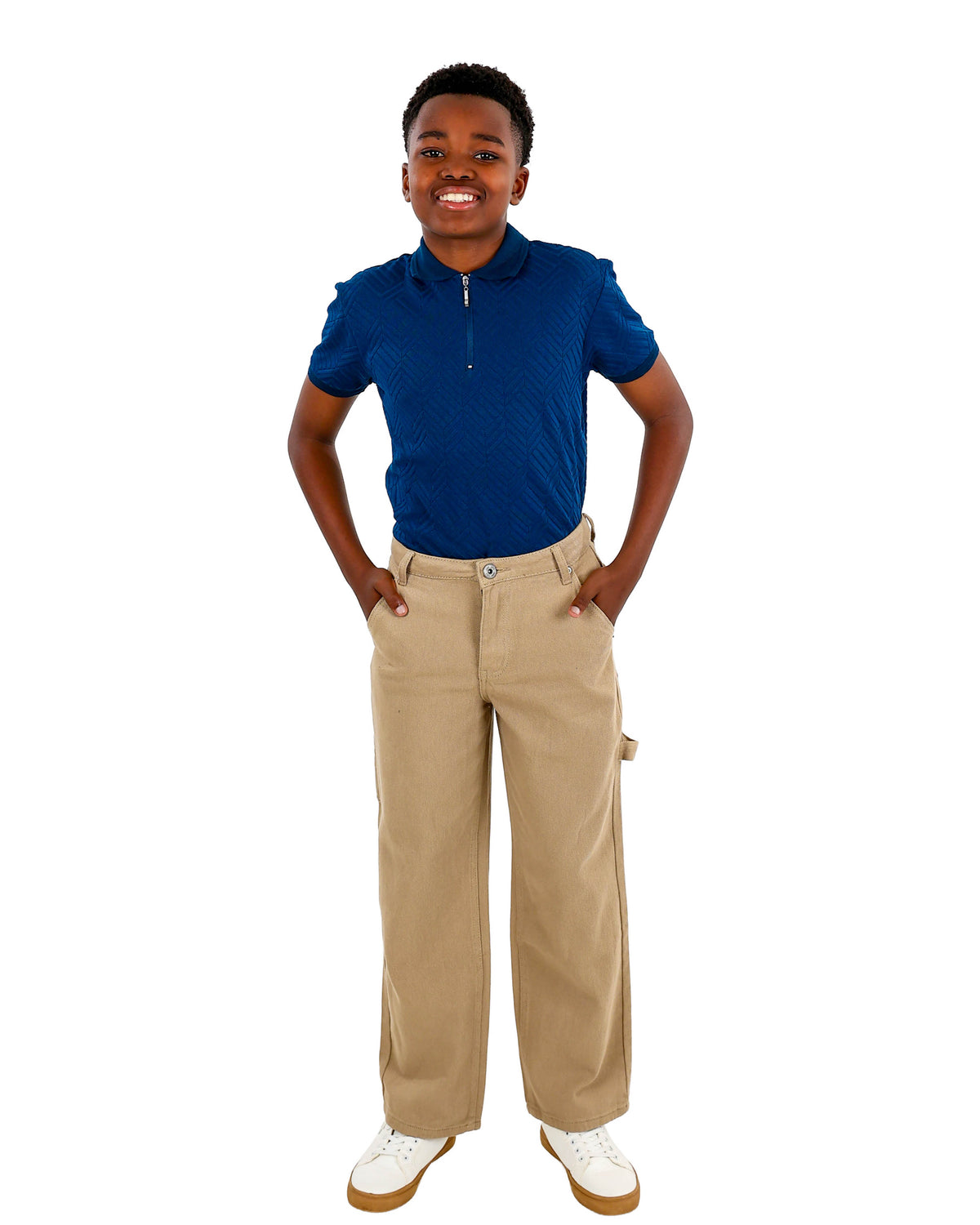 Khaki Casual Carpenter Pants