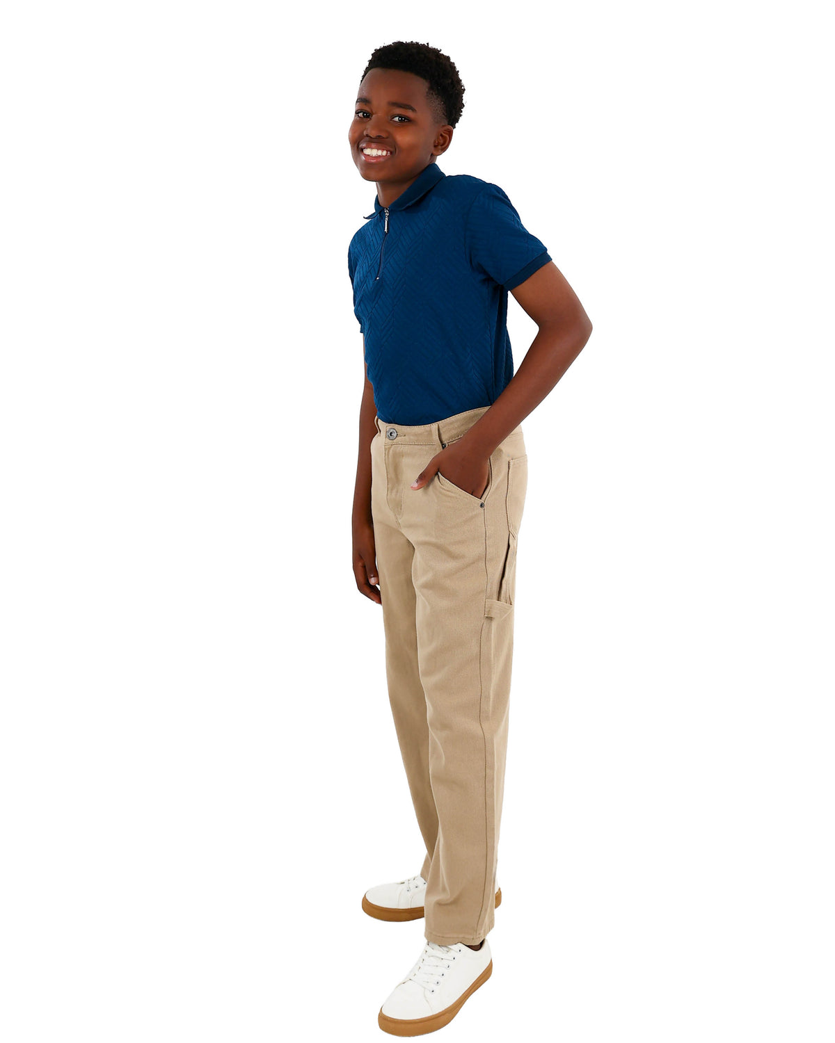 Khaki Casual Carpenter Pants