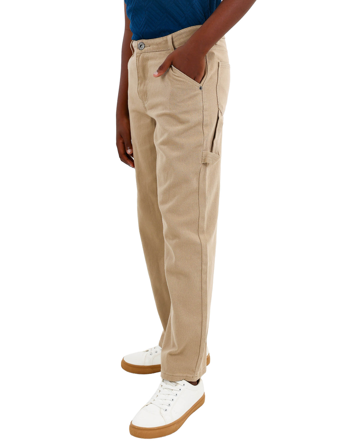 Khaki Casual Carpenter Pants