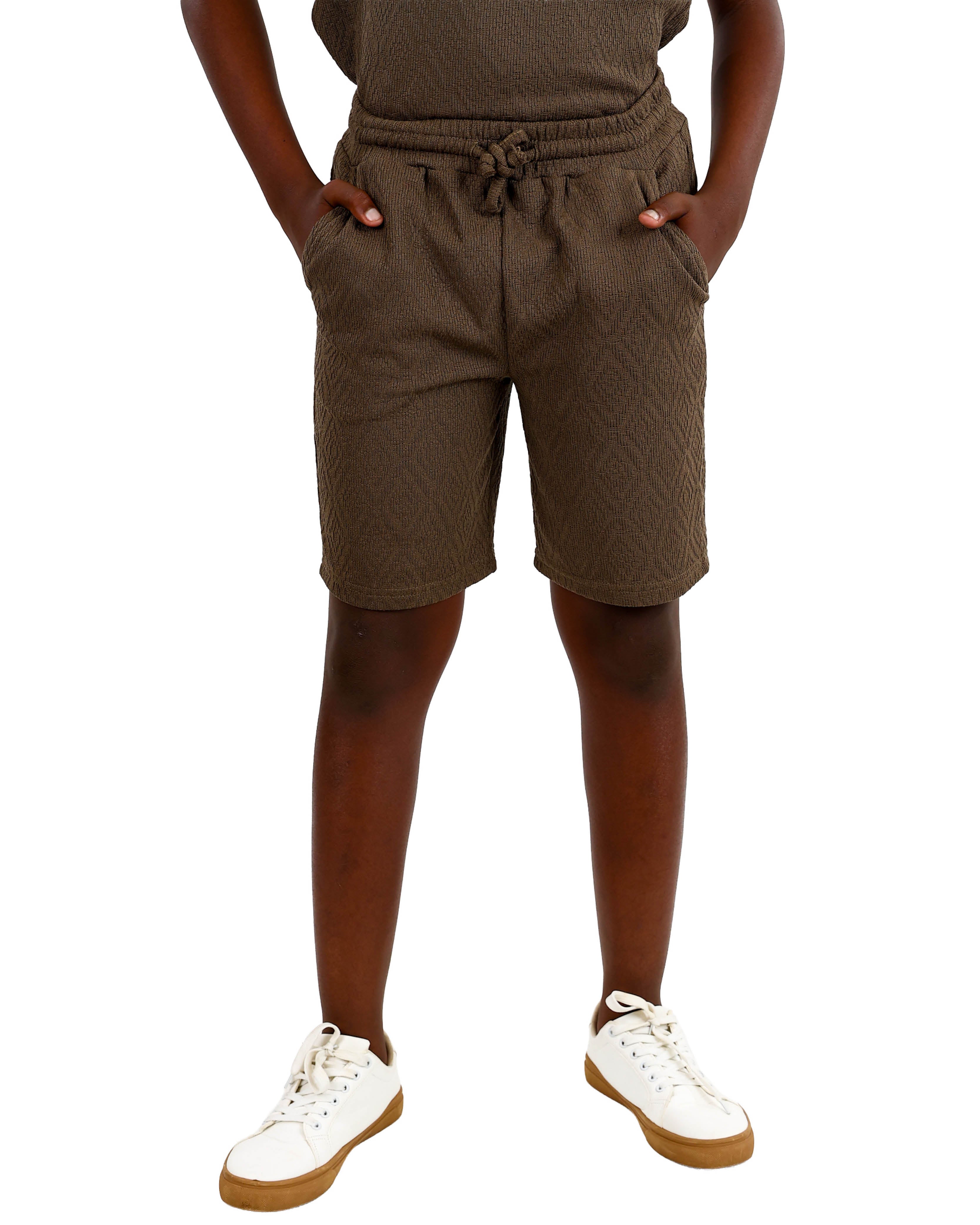 Diamond Jacquard Co-Ord Shorts