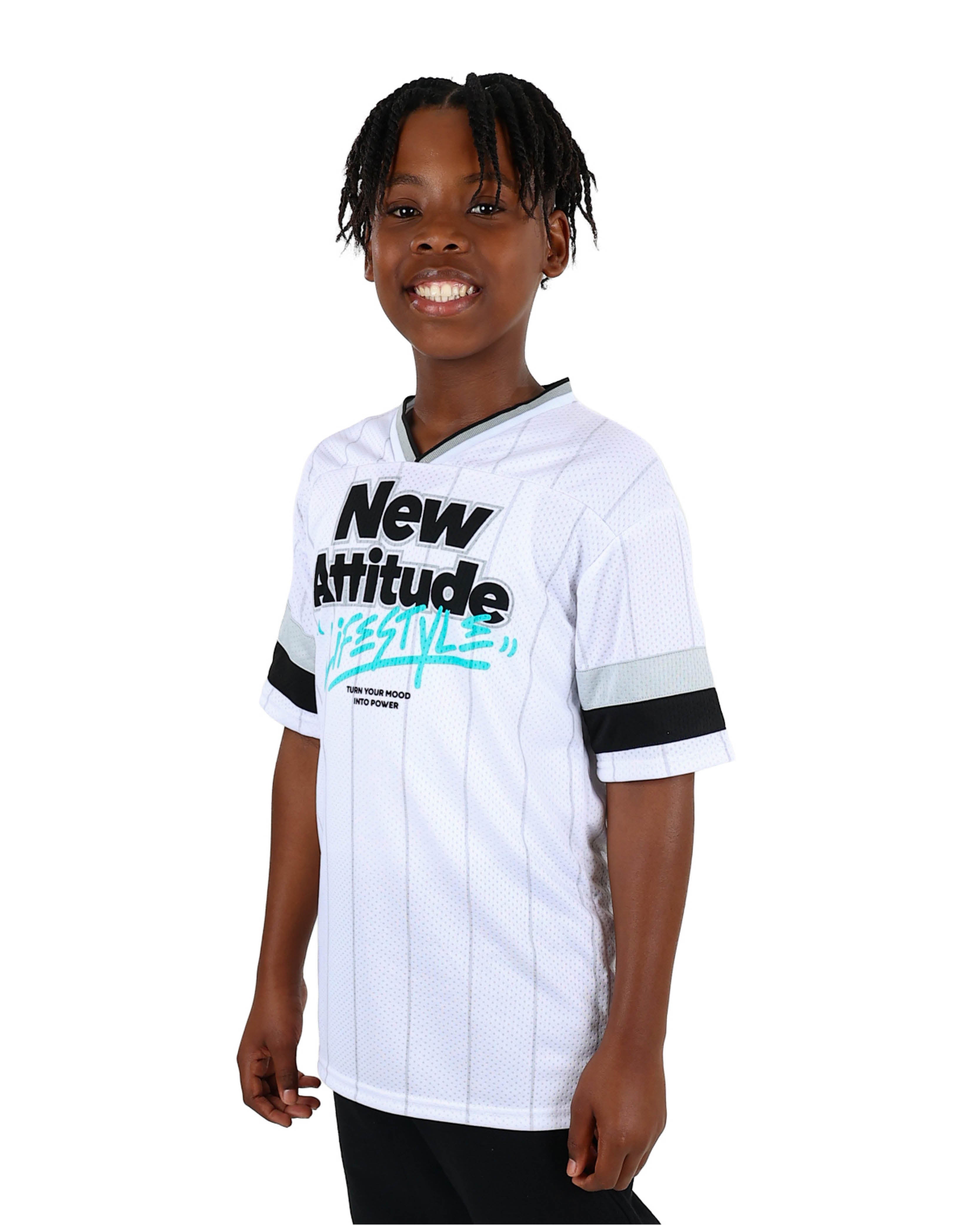 Short Sleeve New Attitude Graphic Print T-Shirt