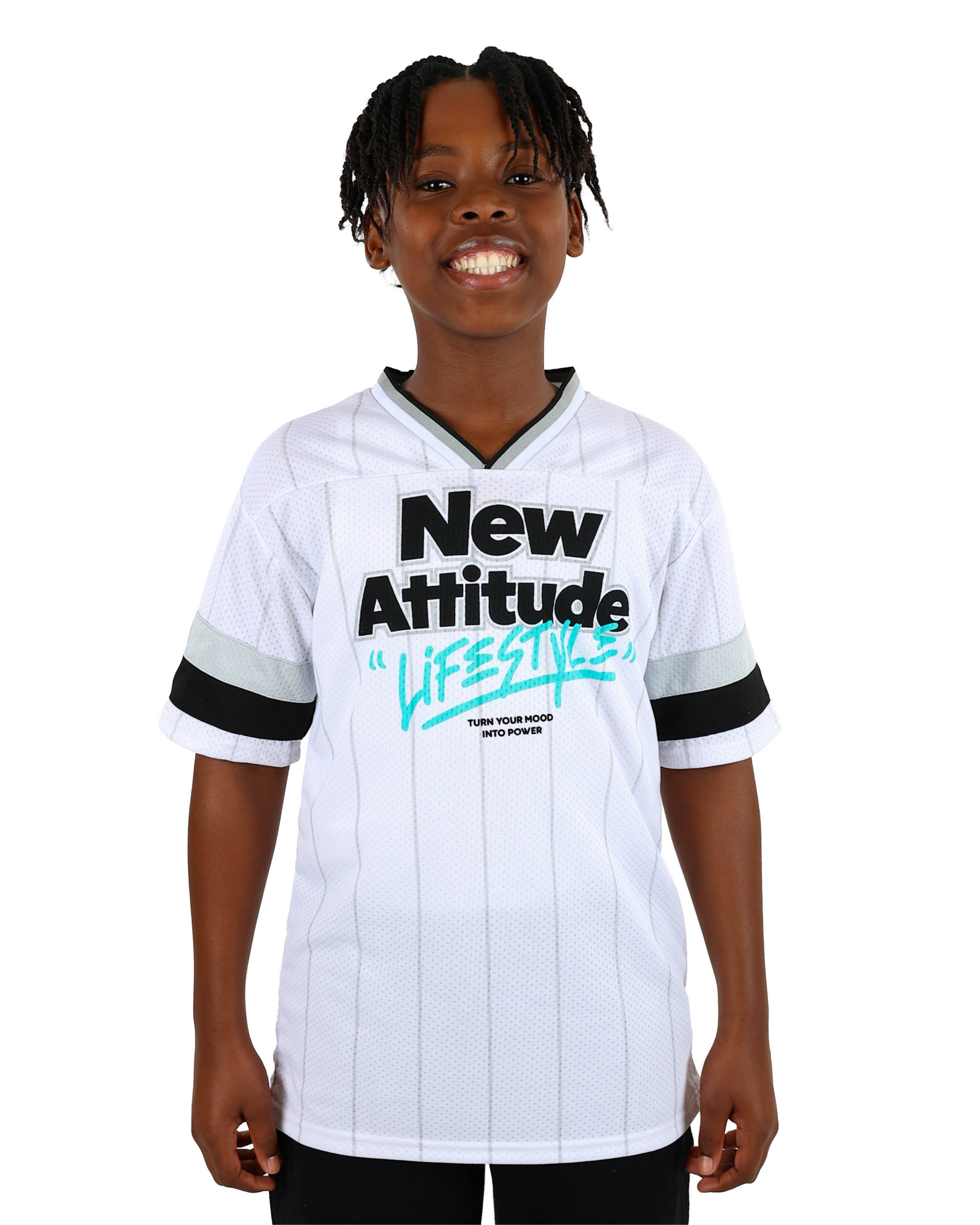 Short Sleeve New Attitude Graphic Print T-Shirt