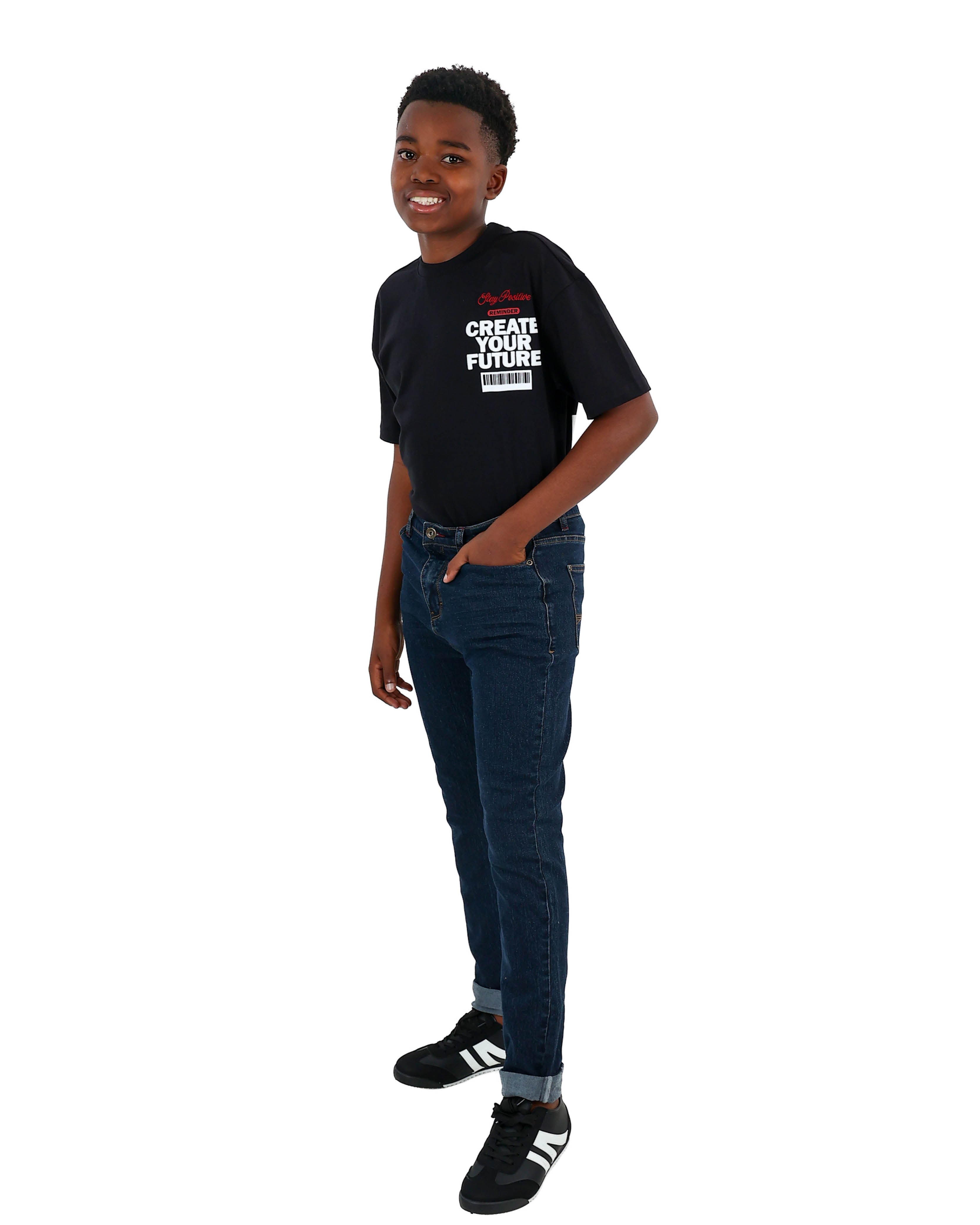 Dark Indigo Crease Detail Jeans