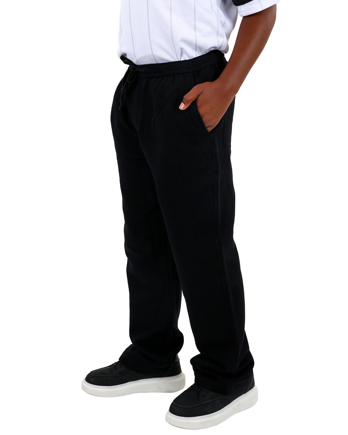 Jacquard Baggy Pants