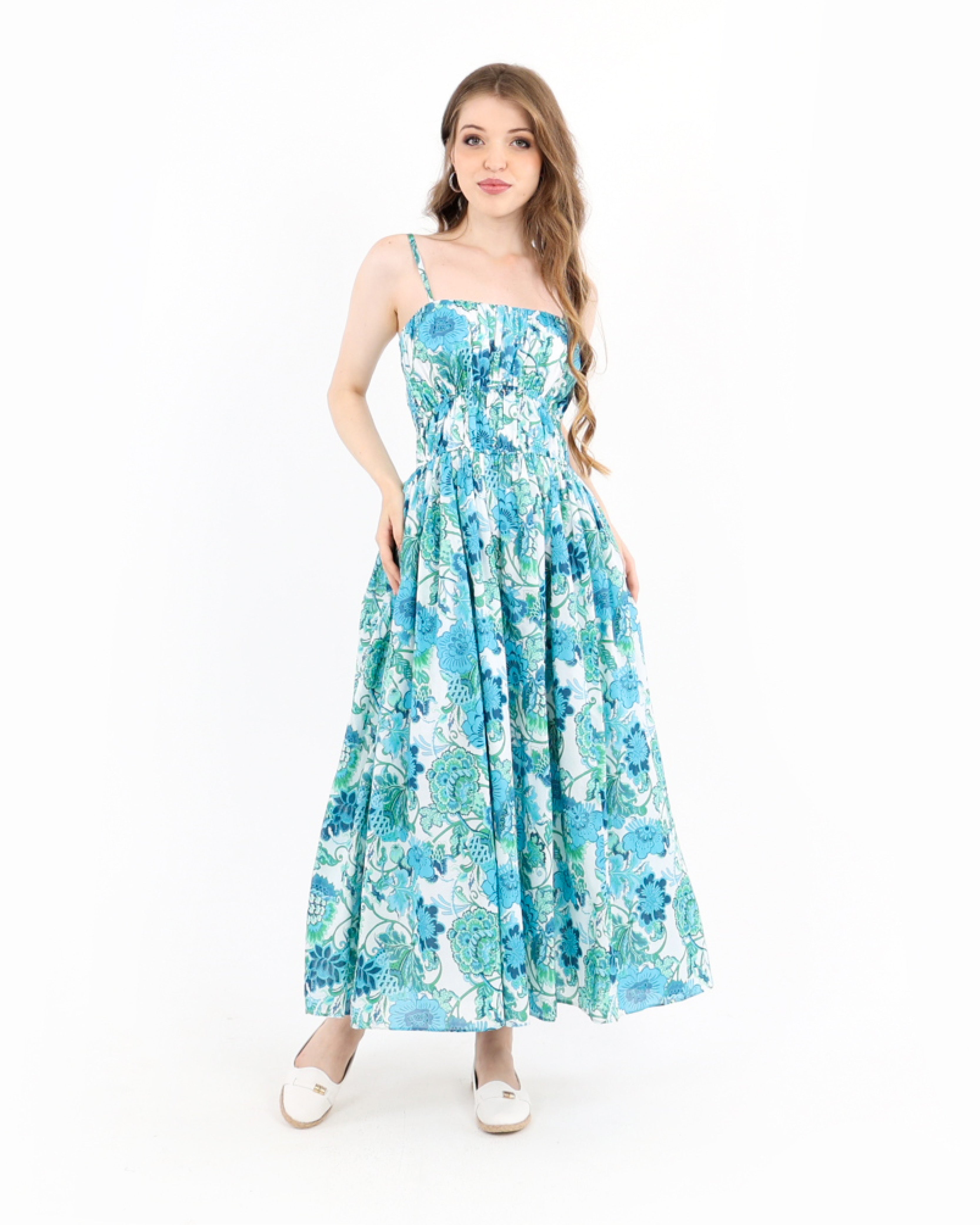 The Cambria Cotton Maxi Dress