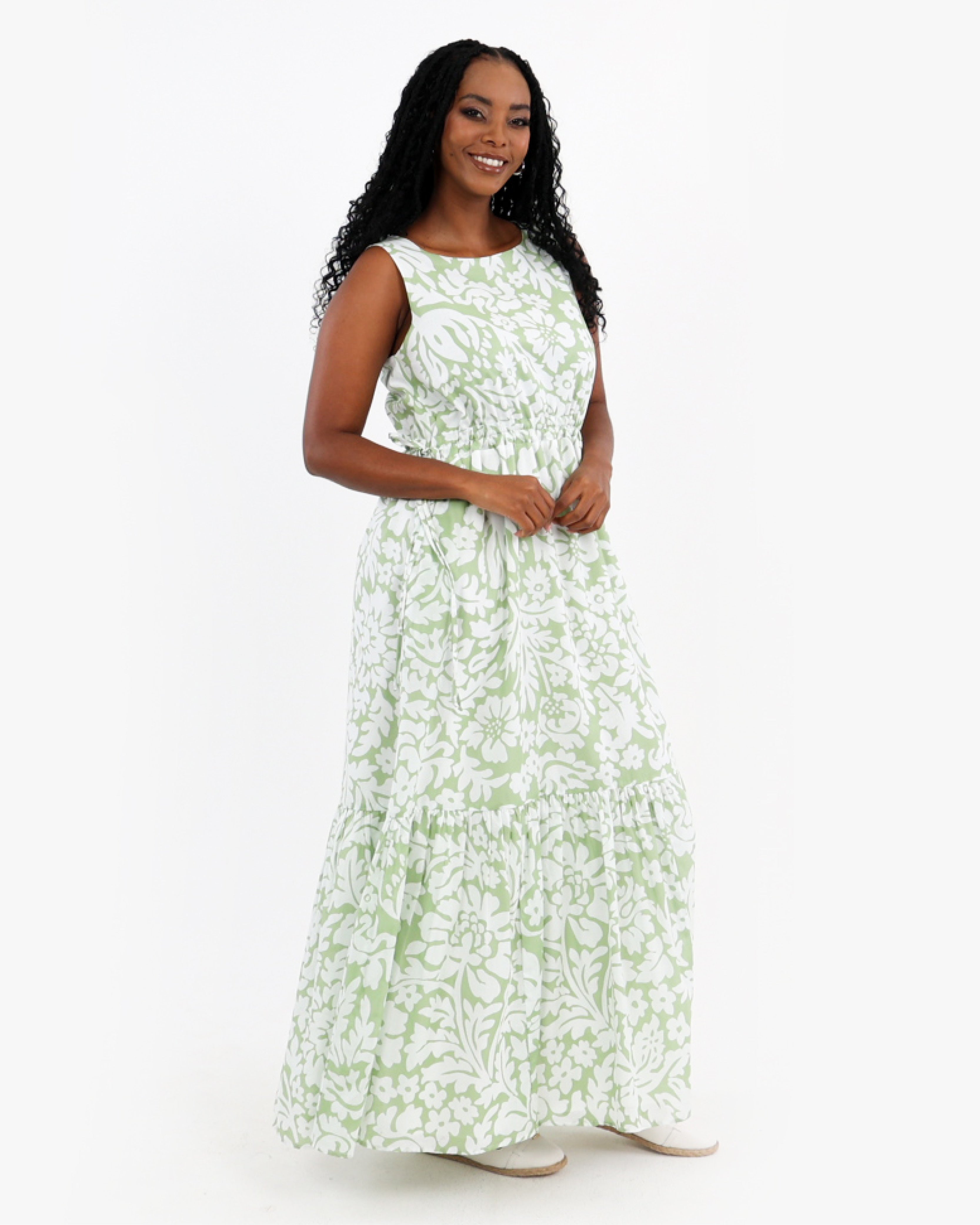 The Sagewood Cotton Linen Dress