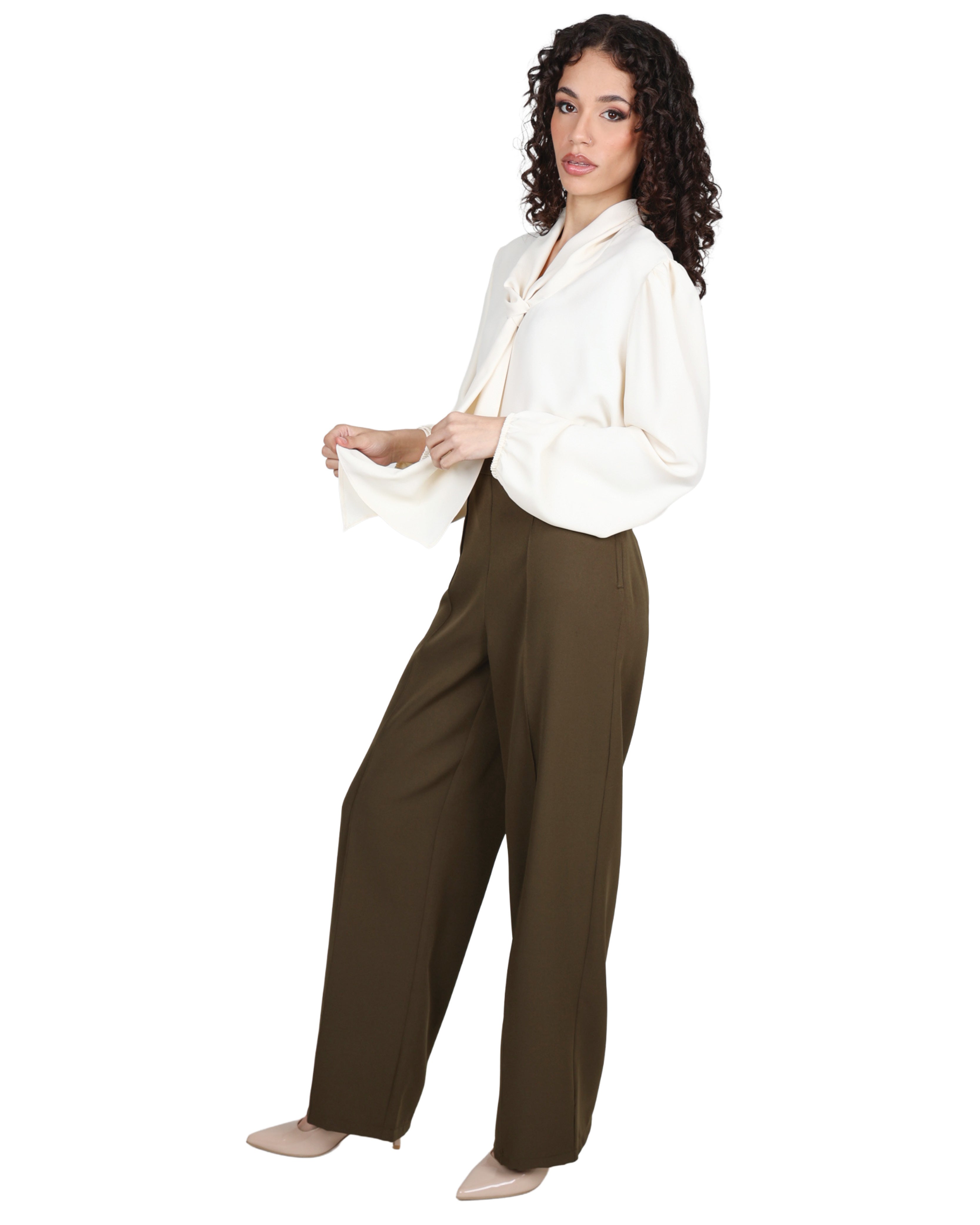 Pin Tuck Formal Pants