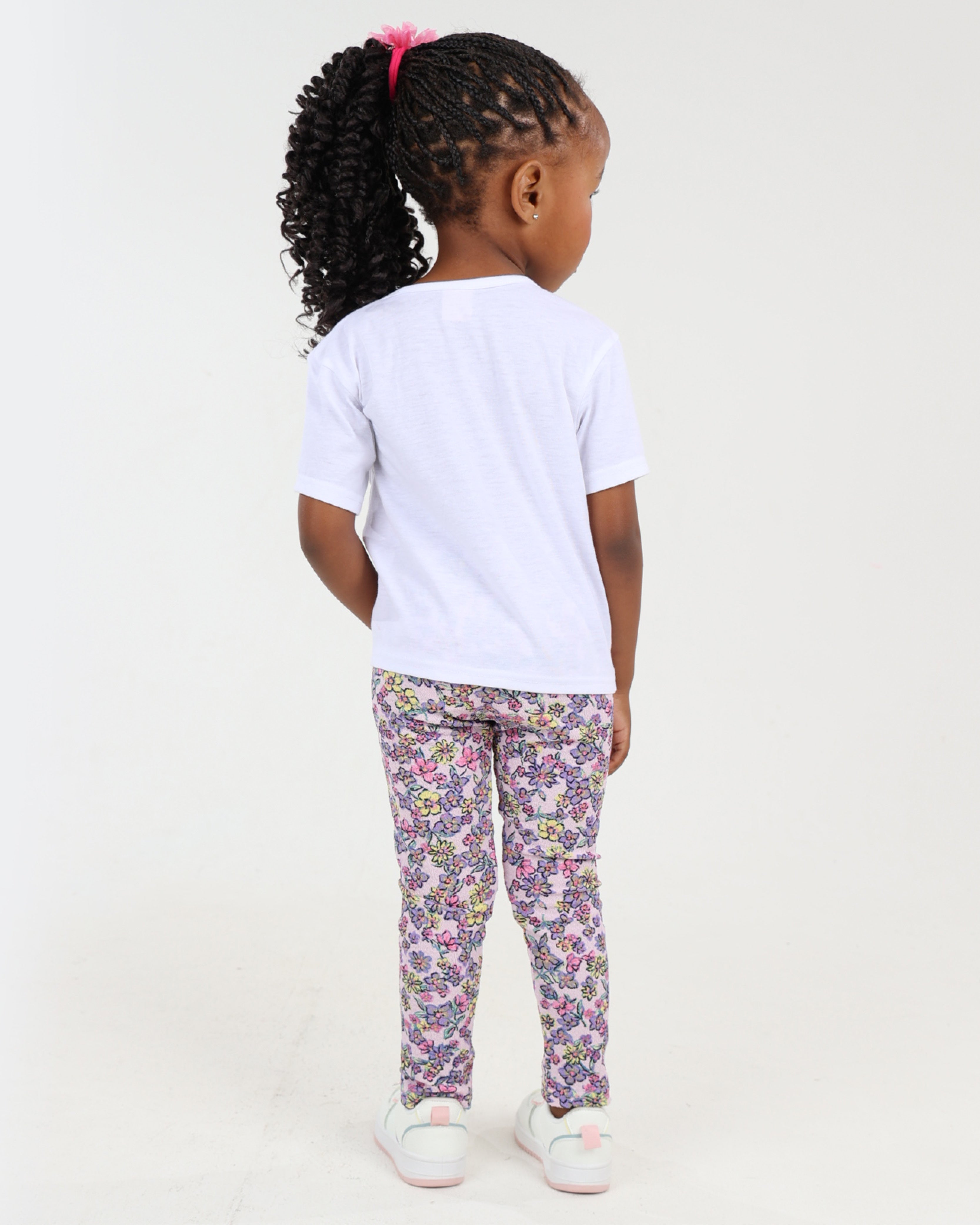 Floral Print Leggings Set