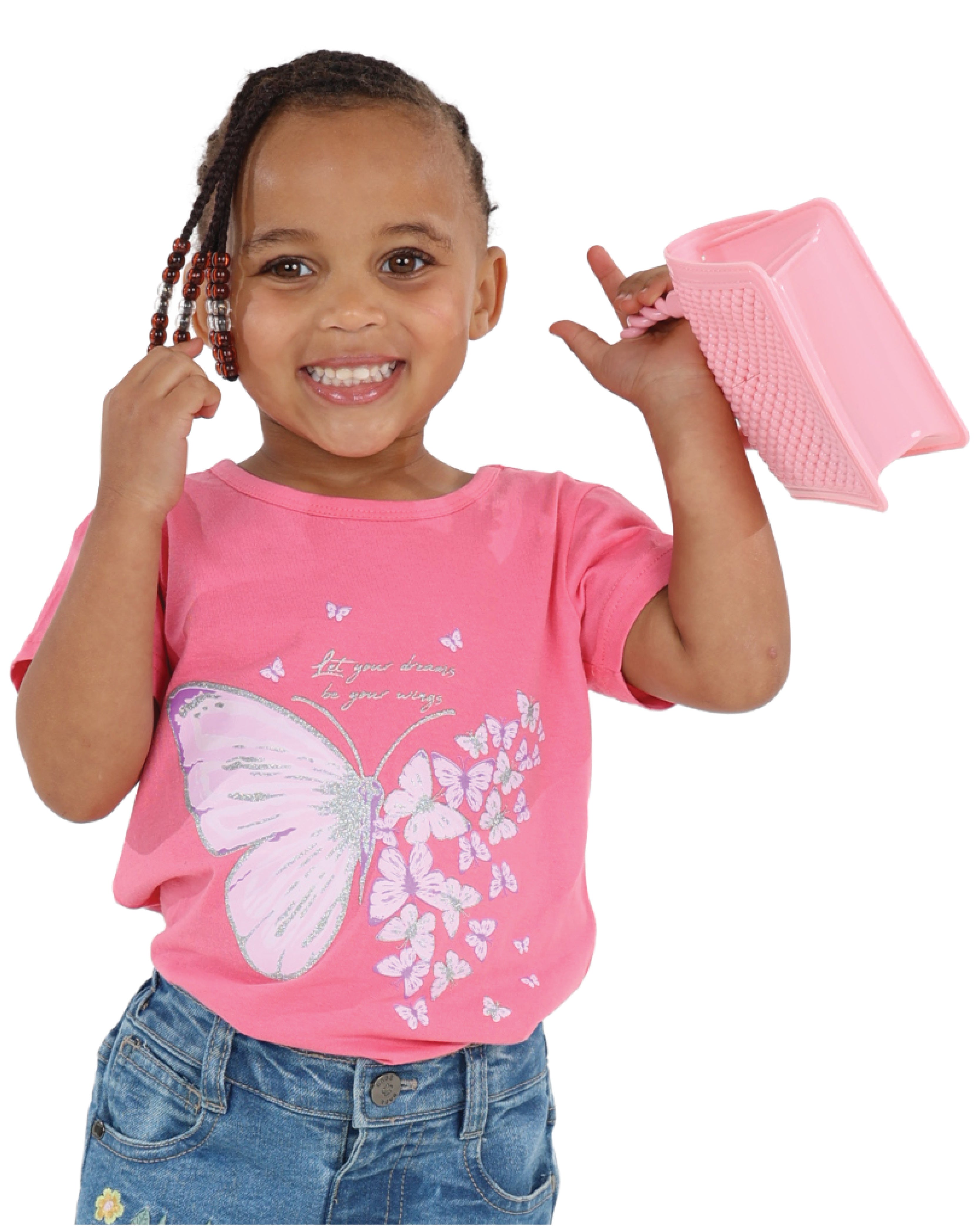 Short Sleeve Butterfly Print T-Shirt