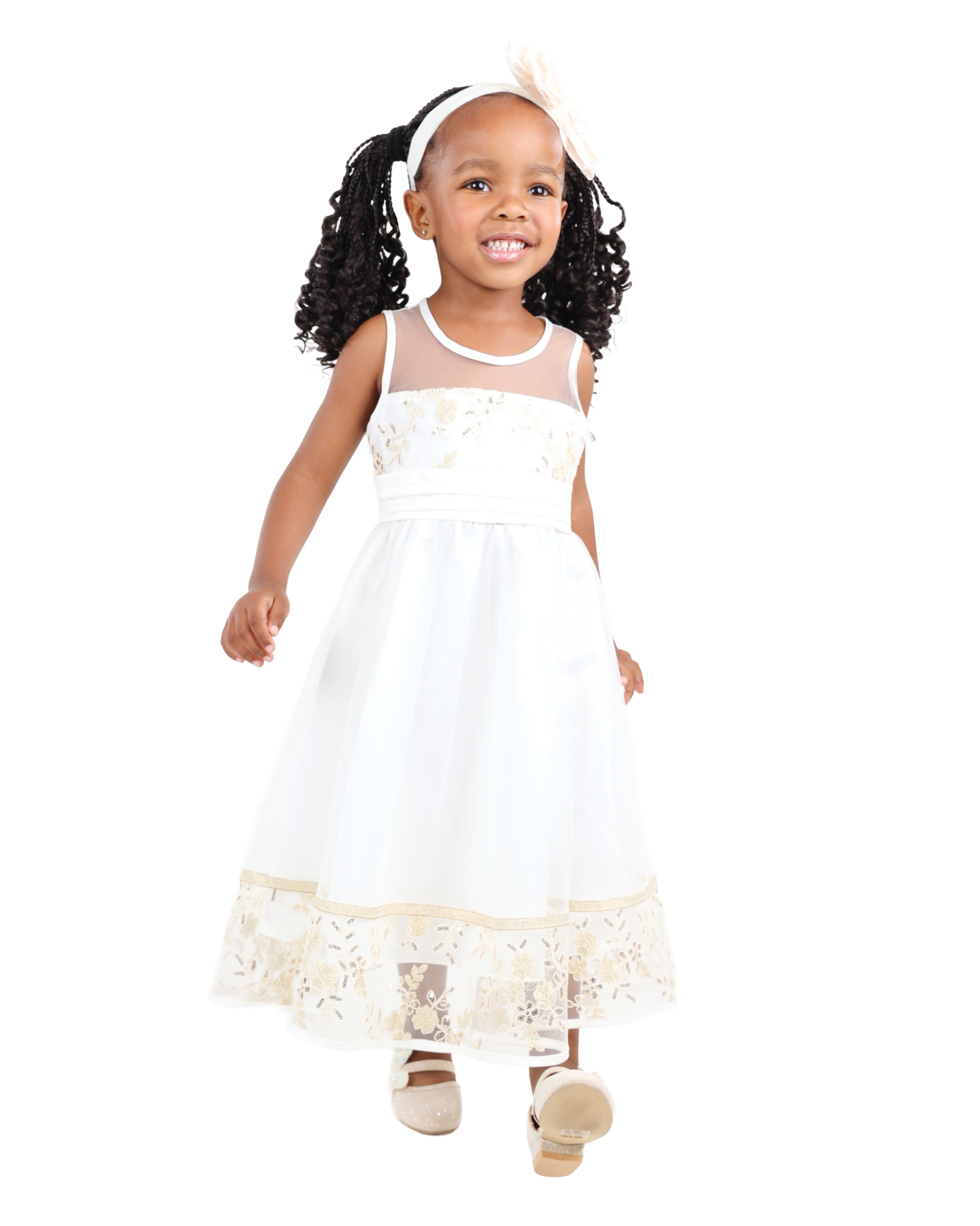 Lace Detail Sleeveless Party Dress