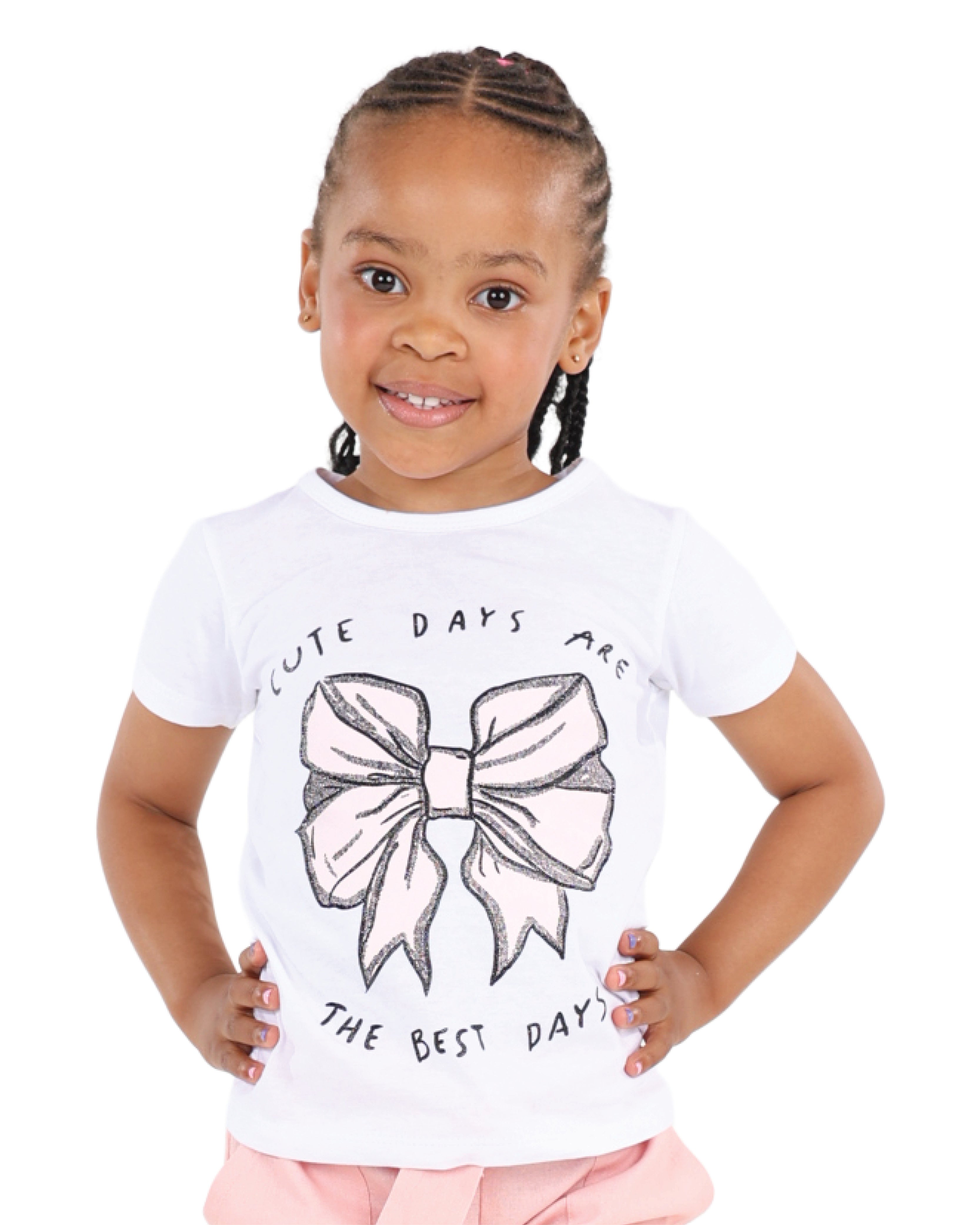 Unicorn & Bow Two Pack Short Sleeve T-Shirts