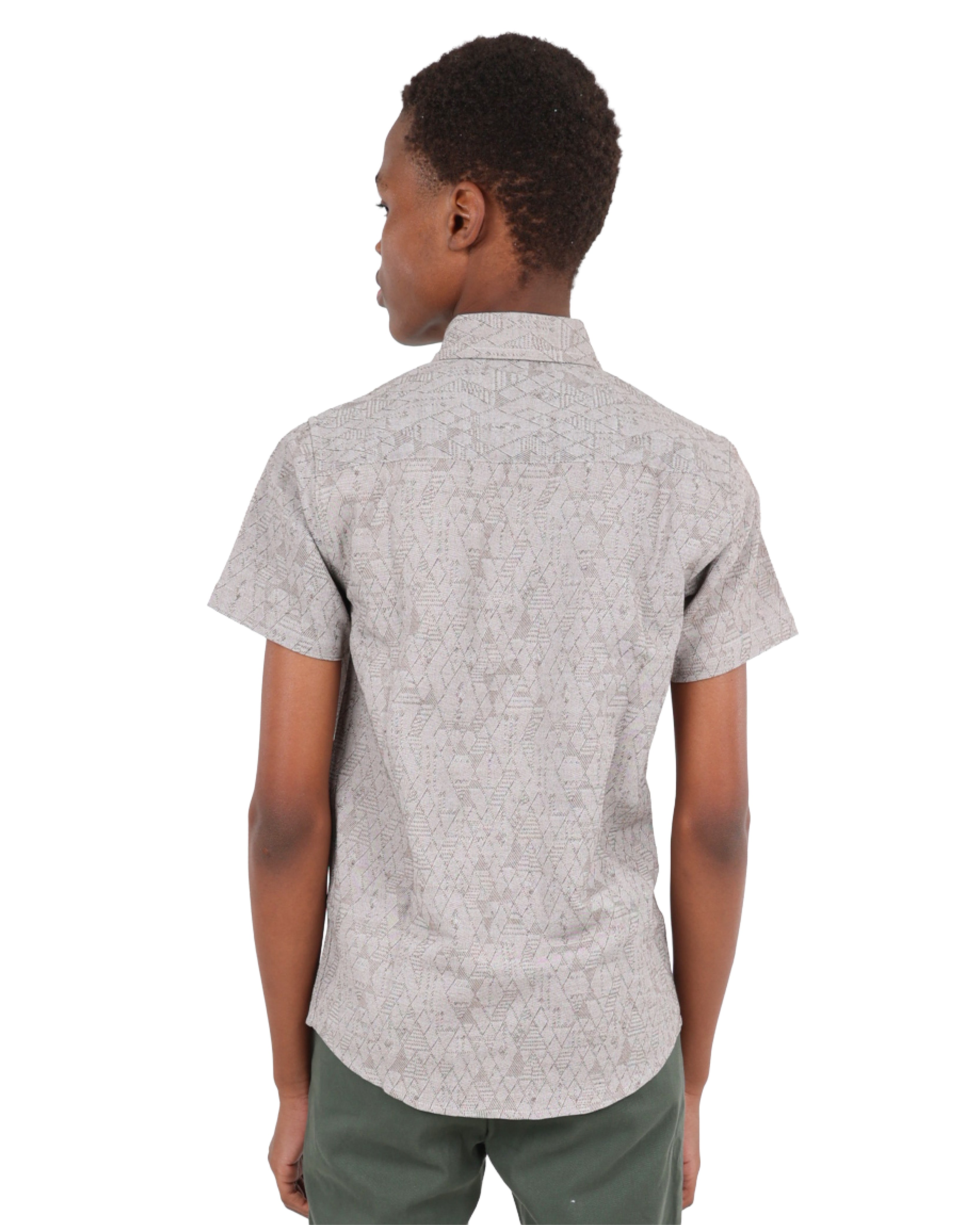 Jacquard Short Sleeve Shirt