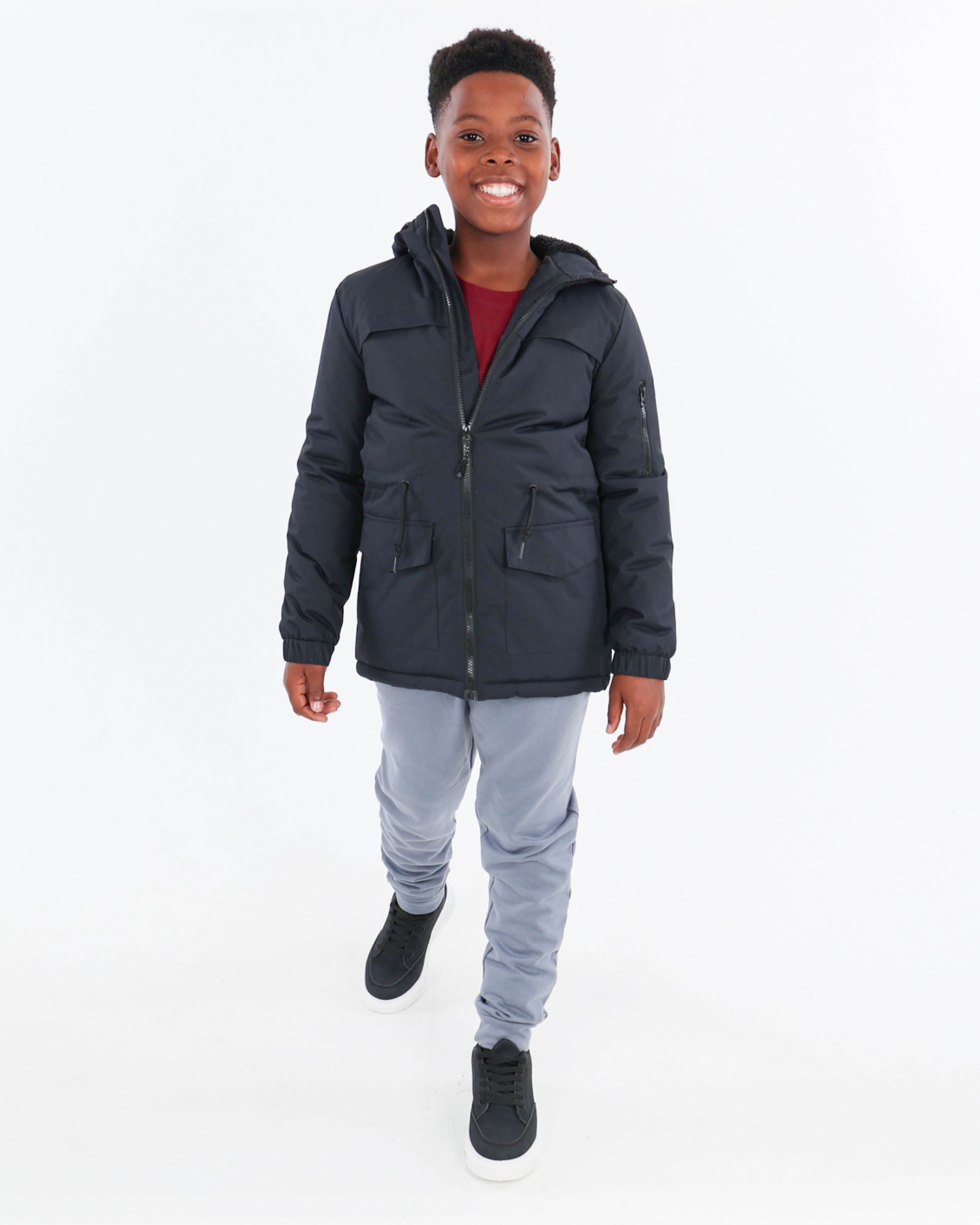 Longer Length Hooded Parka