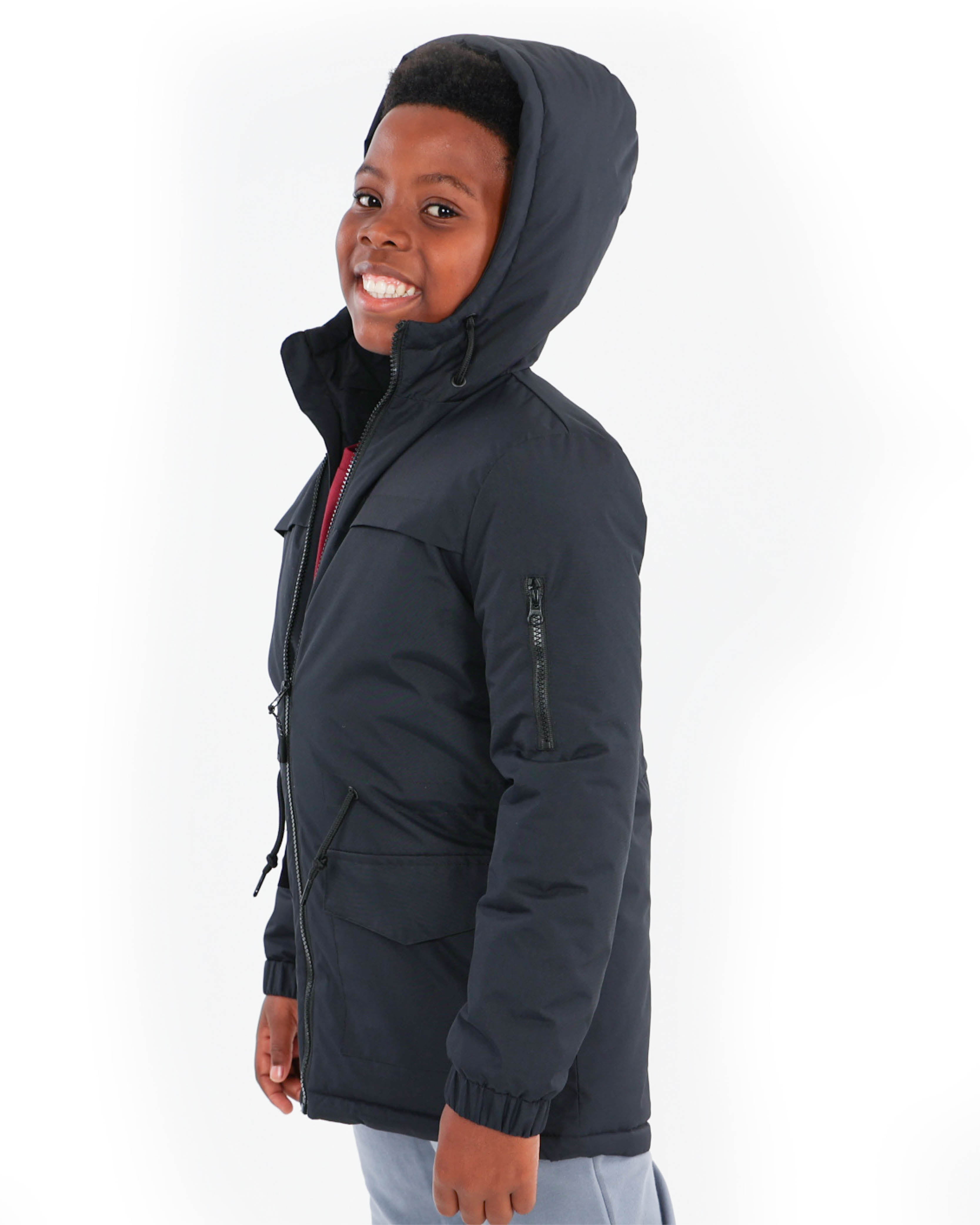 Longer Length Hooded Parka