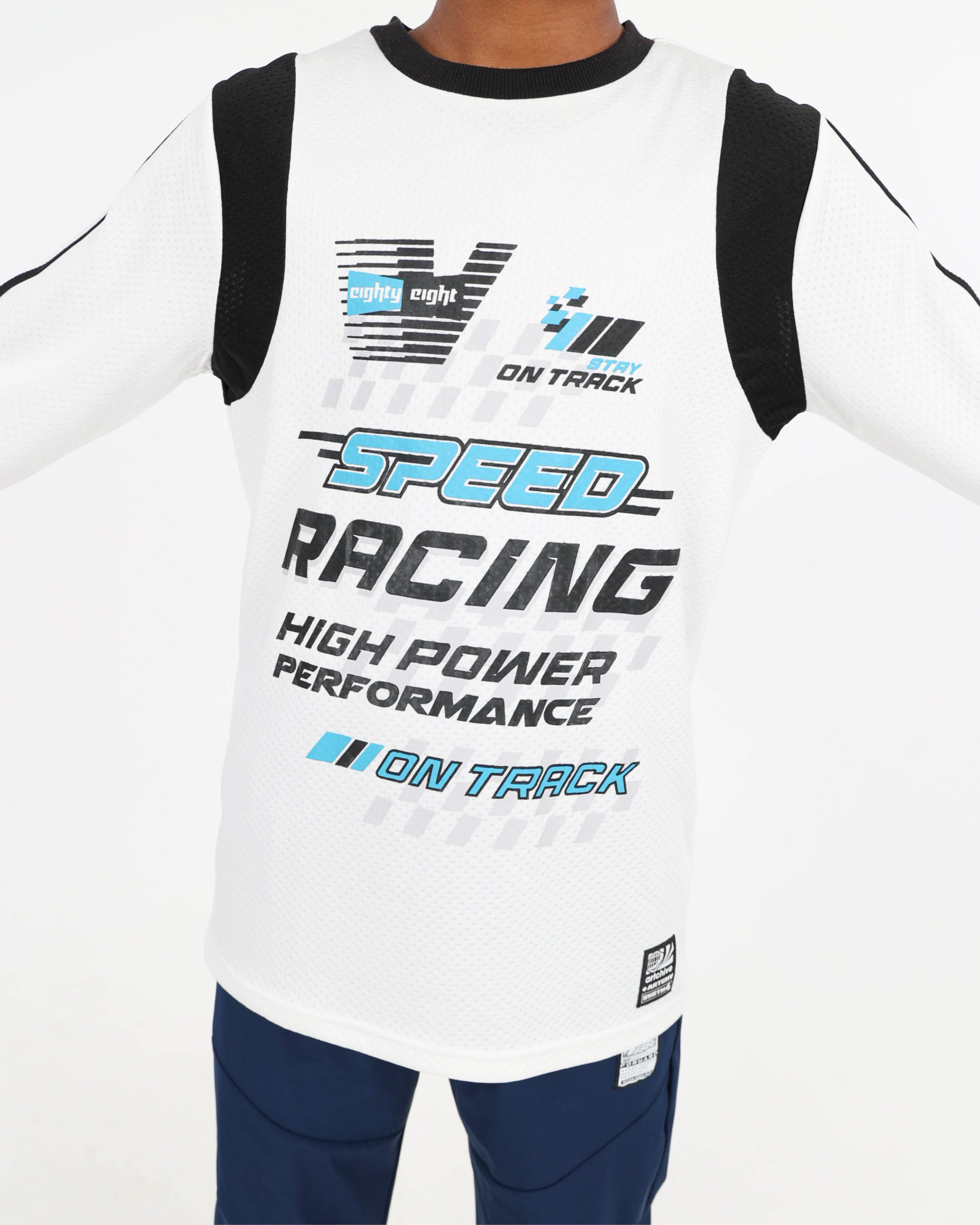 Long Sleeve Speed Racing Graphic T-Shirt