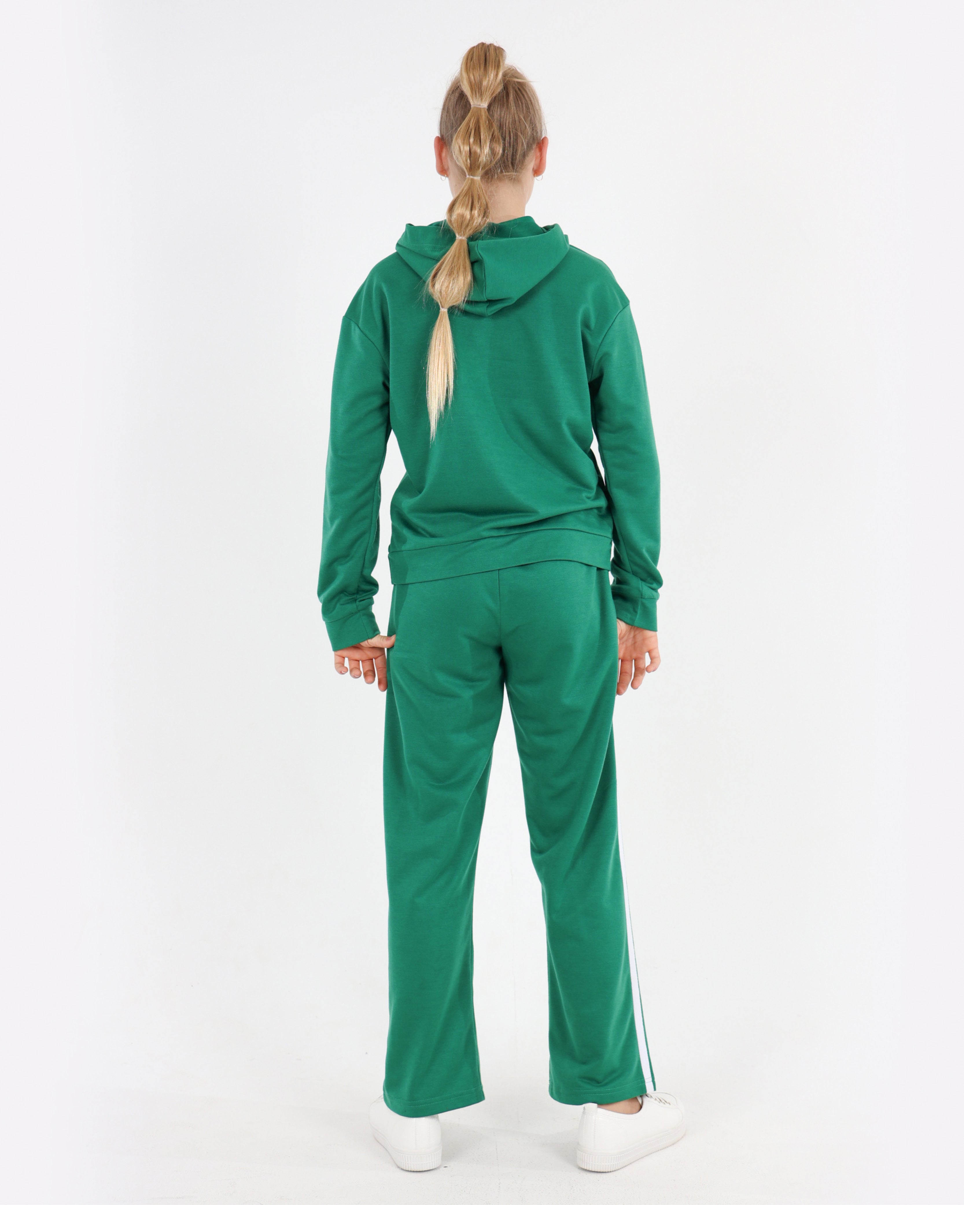 Wide Leg Side Tape Detail Active Pants